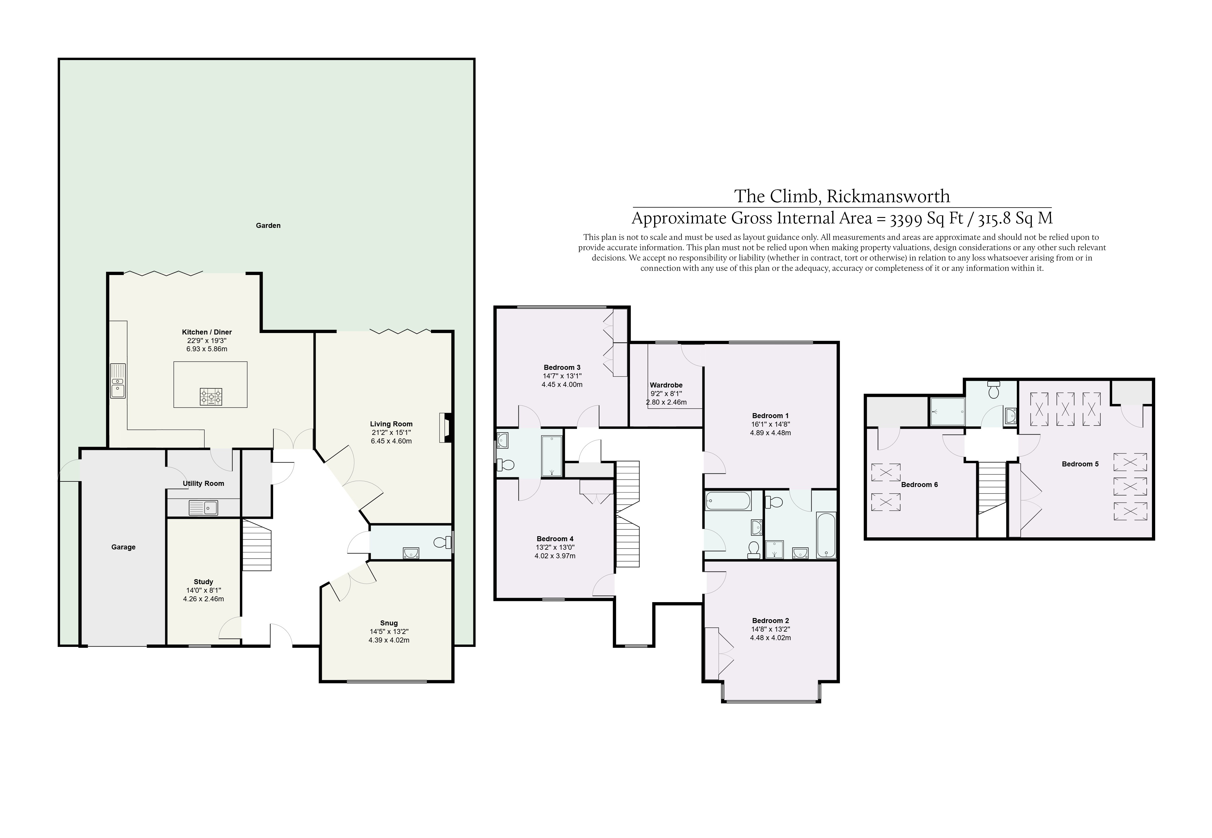 2A, The Climb, Hertfordshire floorplan