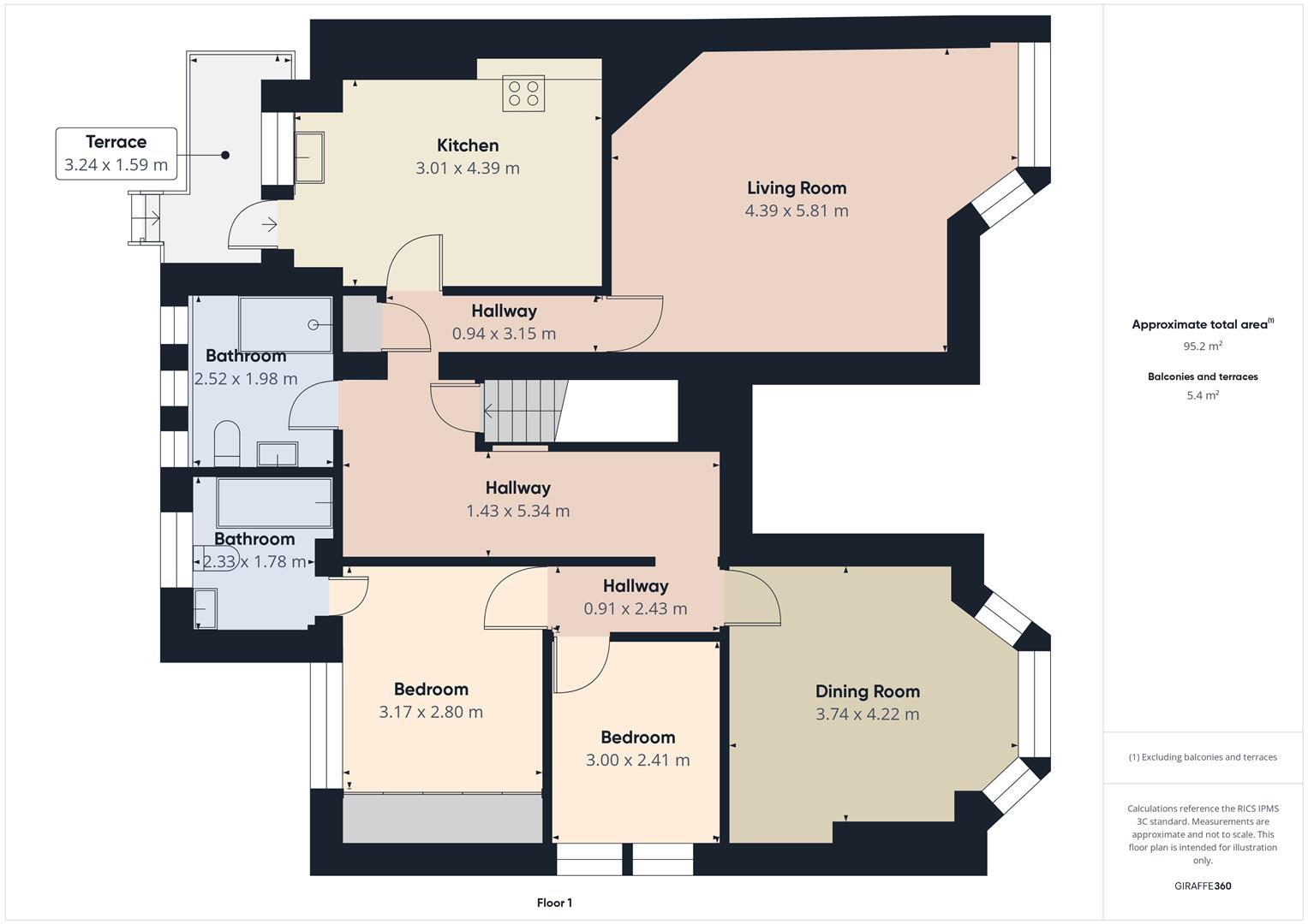 Apartment 17, Marine Park Mansions, Wellington Road, Wallasey floorplan