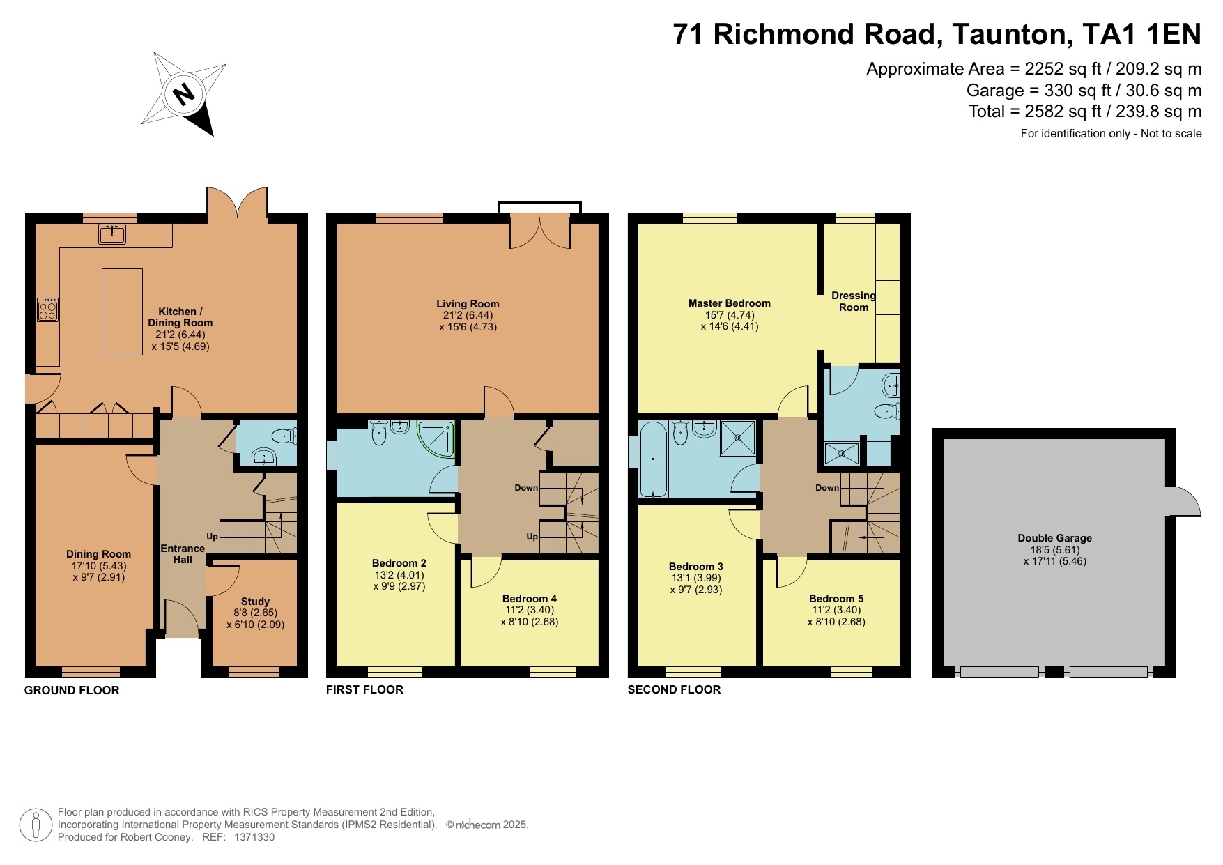 71 Richmond Road, Taunton floorplan