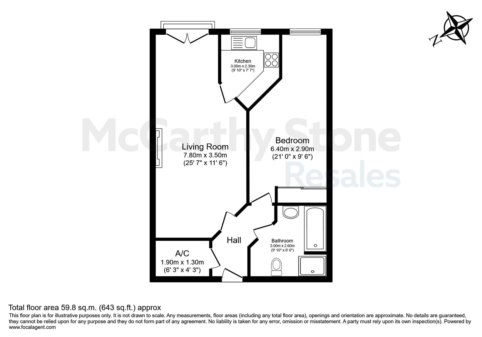 34 Dutton Court, Station Approach, Off Station Road, Cheadle floorplan