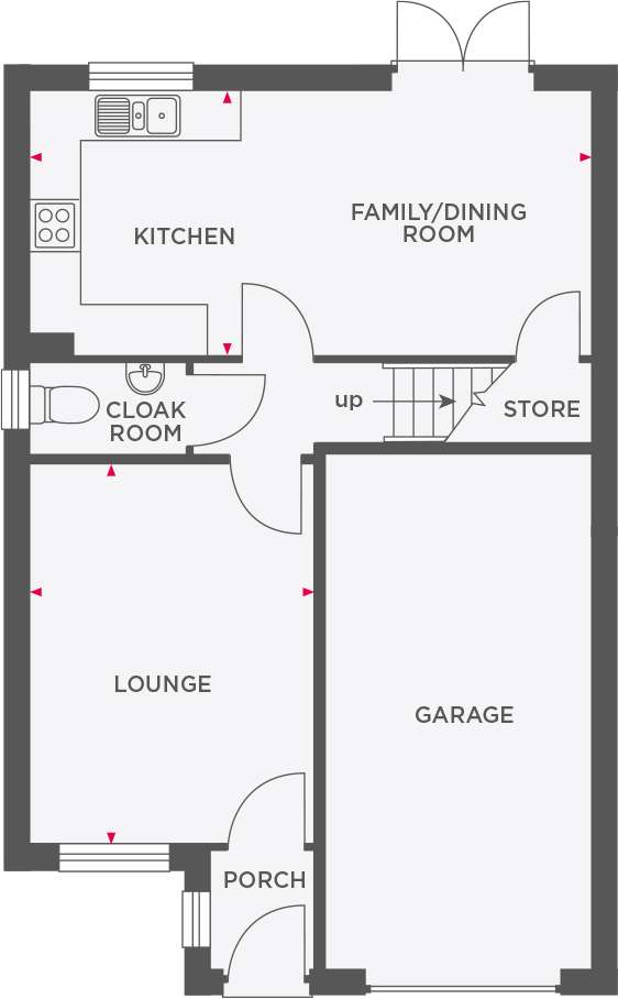 33, Mucklestone Road, Loggerheads, Market Drayton floorplan