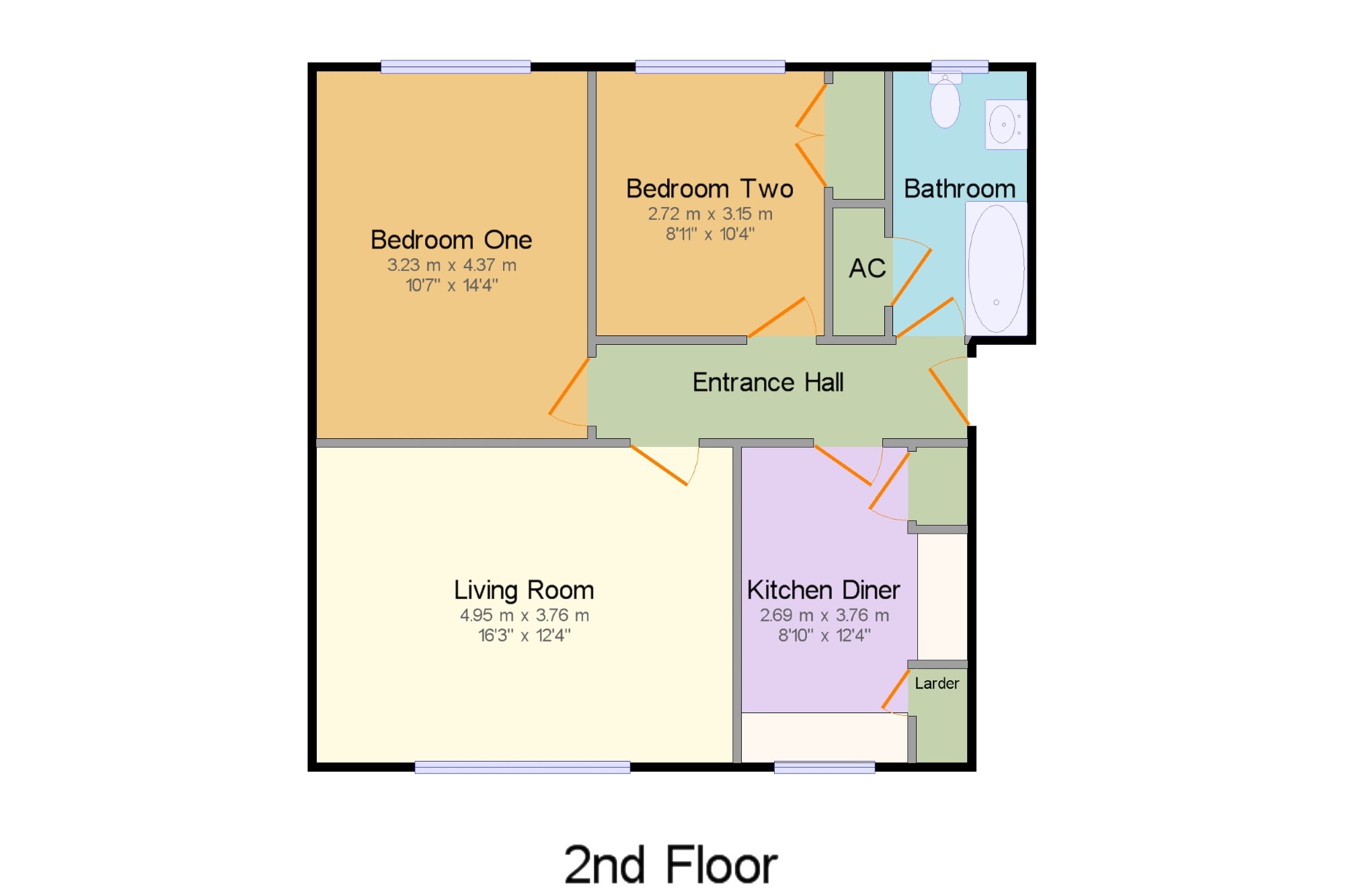 2 Bedrooms Flat for sale in Newstead House, Markfield Road, Caterham, Surrey CR3