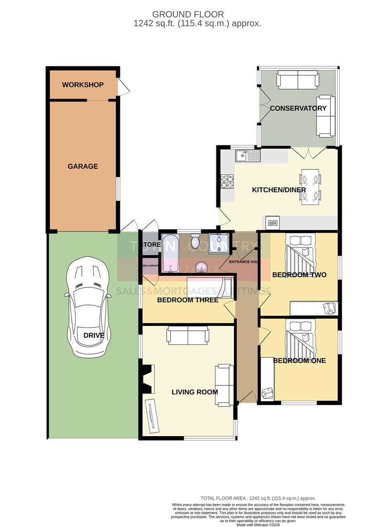 33, The Butts, Westbury floorplan