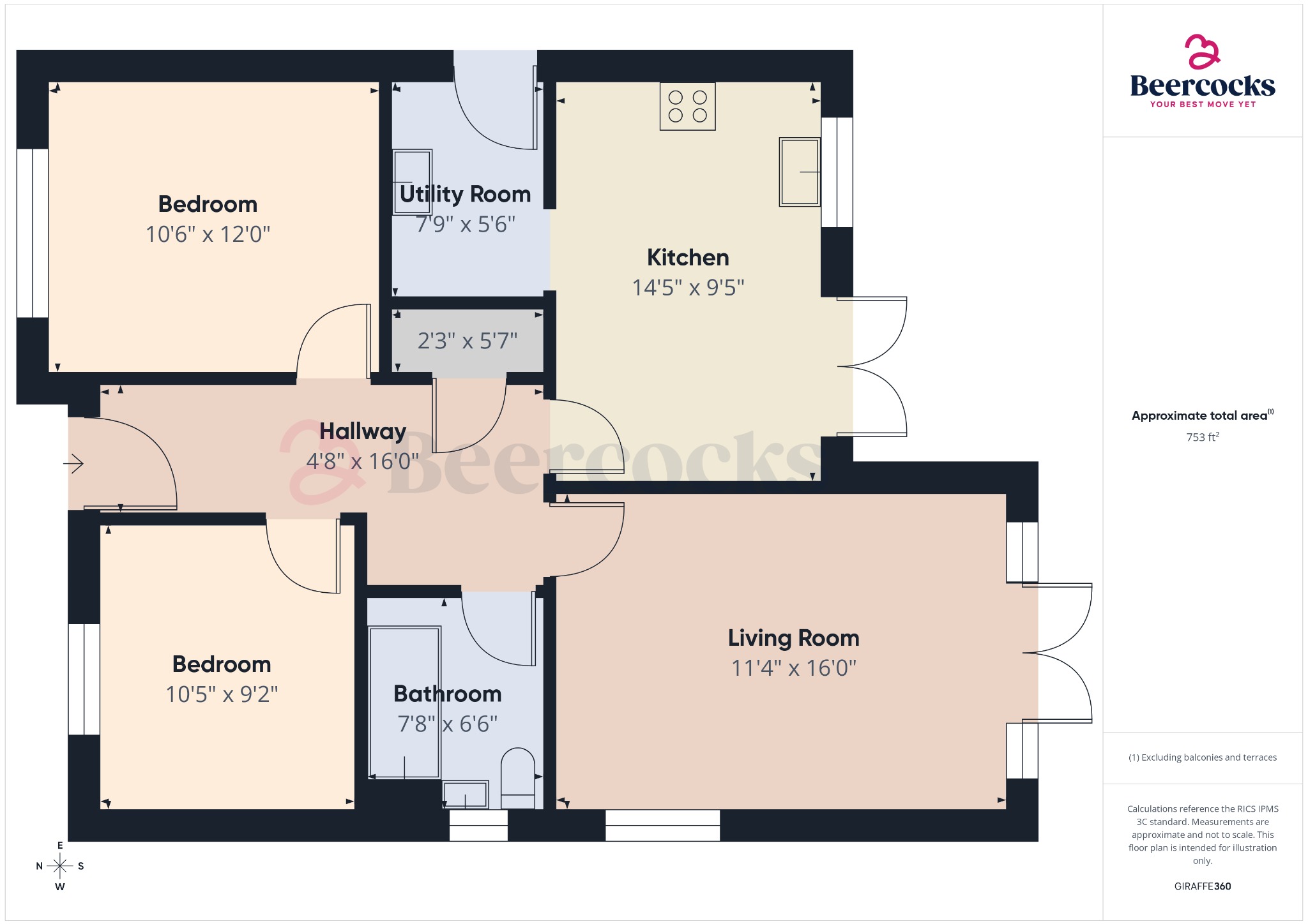 5 Cedar Close, Driffield Road, Driffield floorplan