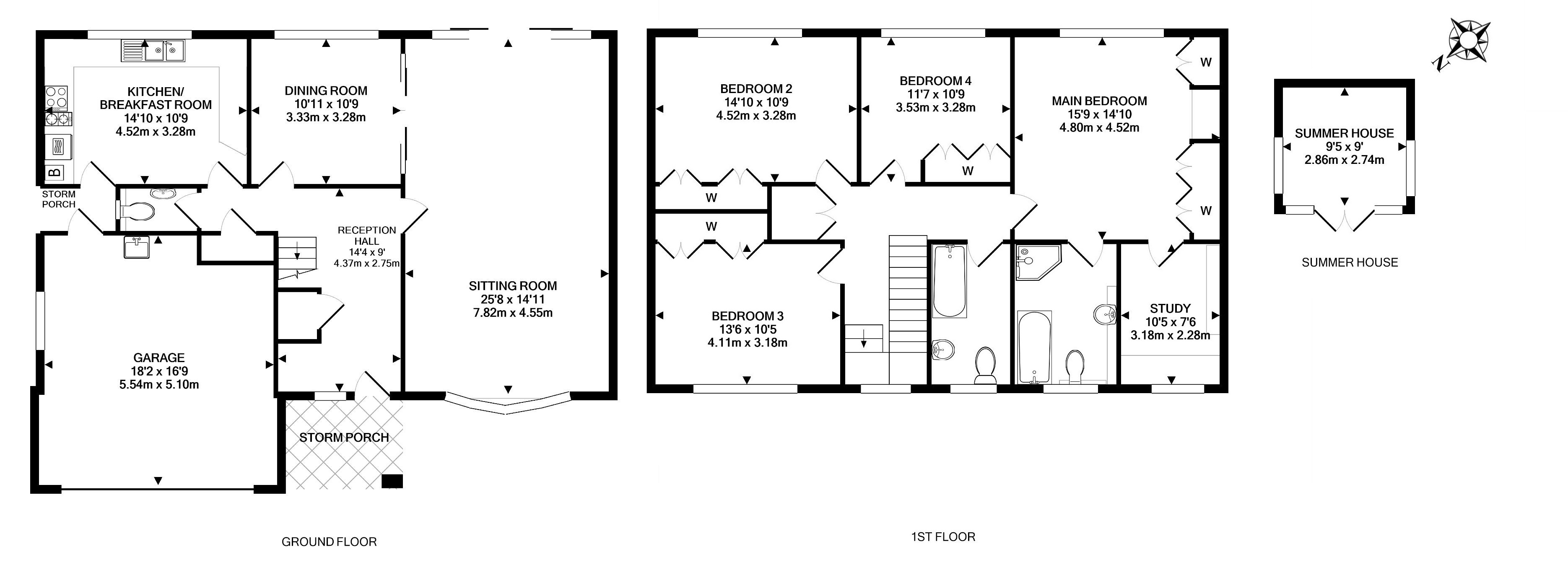 Parkgate Road, Newdigate, Dorking, Surrey RH5, 4 bedroom detached house
