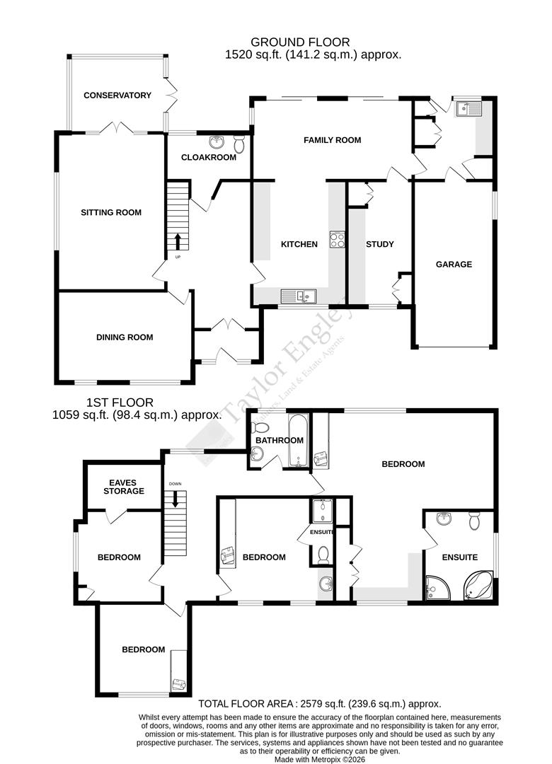 61, Church Street, Eastbourne floorplan