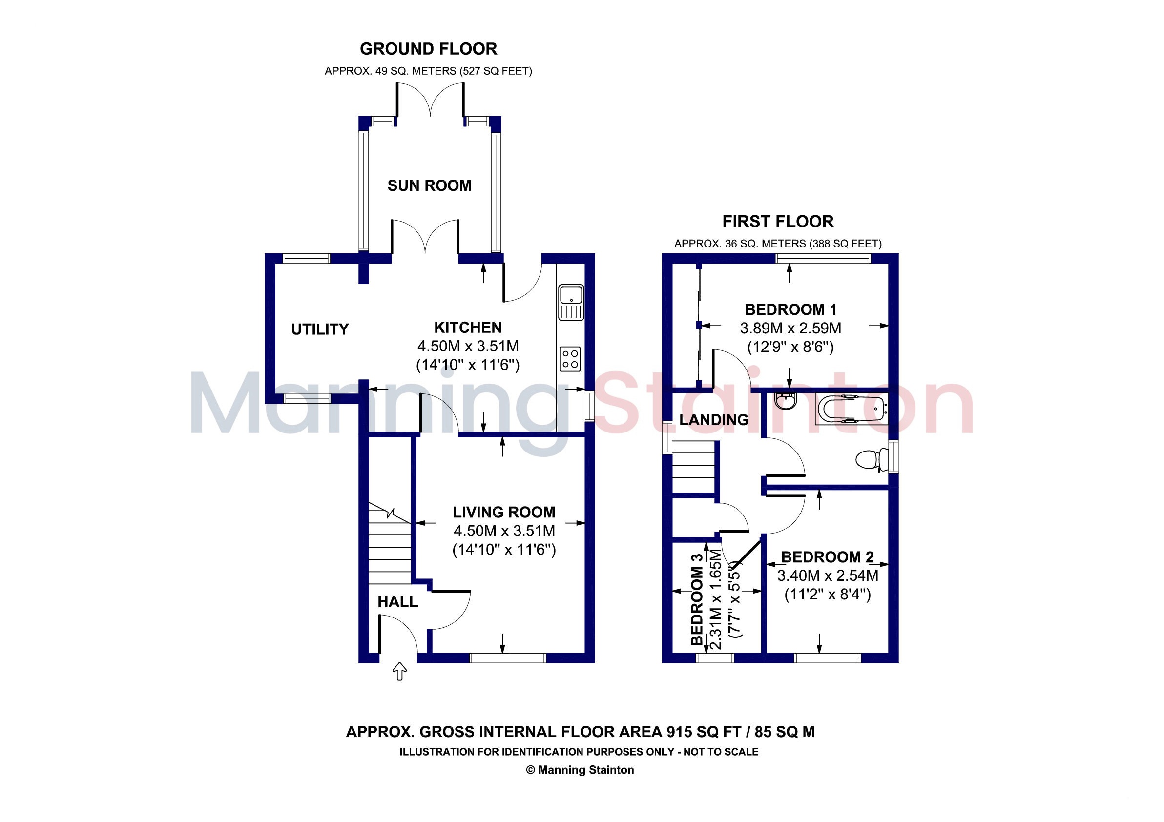 6, Byron Grove, Wakefield floorplan