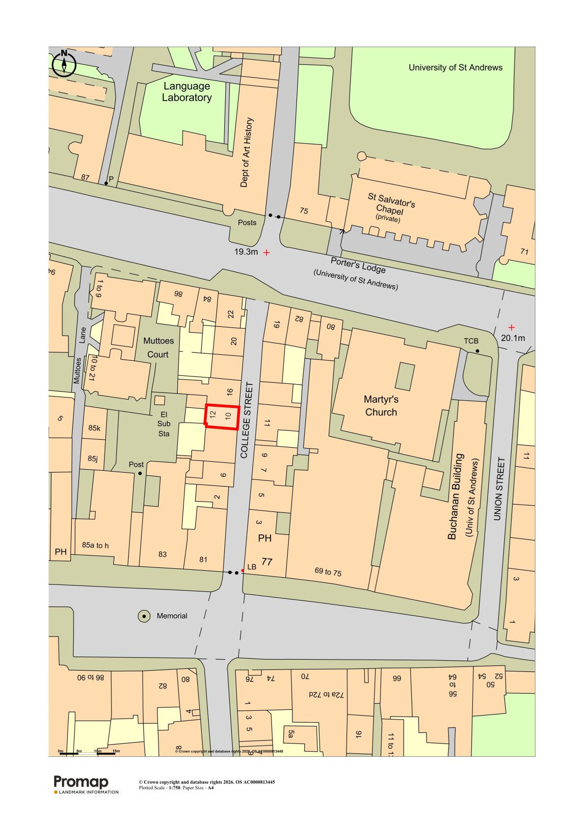 10, College Street, Fife floorplan