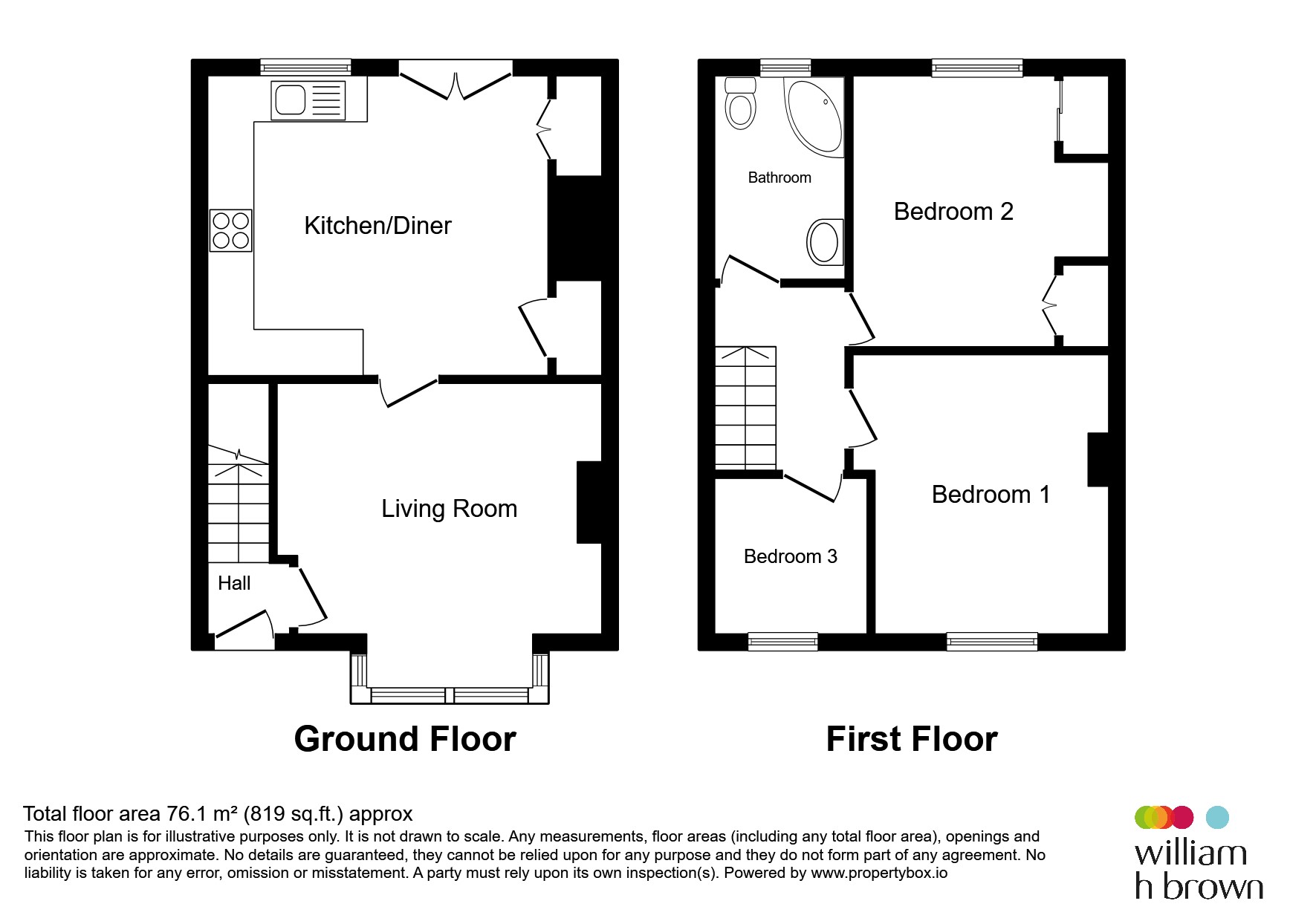 5, Walkley Villas, Heckmondwike floorplan