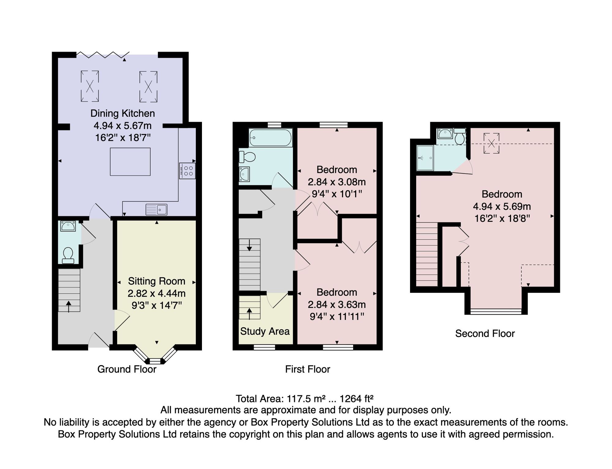 4 Occaney Close, York floorplan