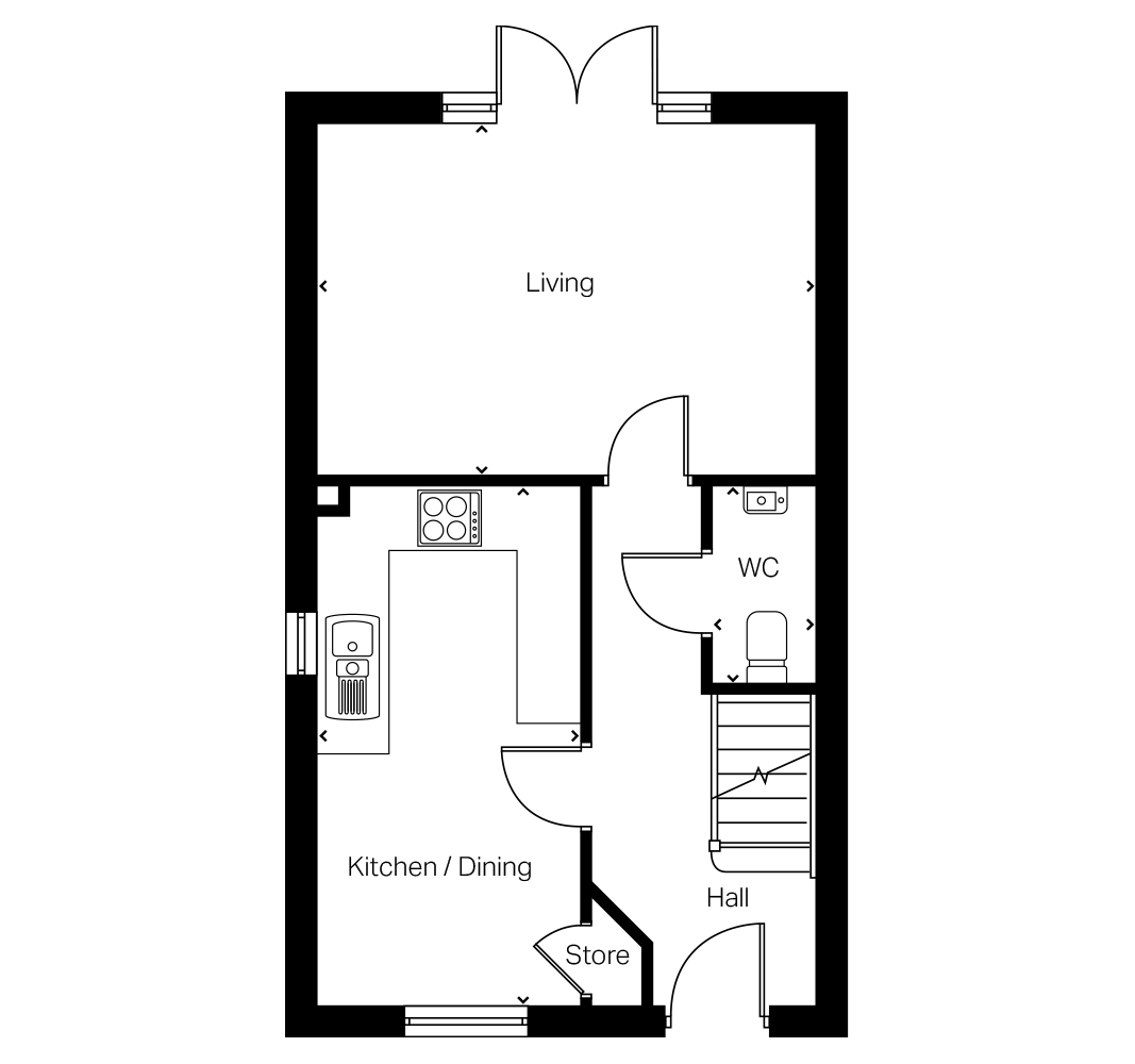 The Kingfisher, The Kingfisher at Sence Valley Road, Beveridge Lane, Ellistown, Coalville floorplan