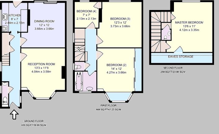 4 Bedrooms Semi-detached house to rent in Byrefield Road, Guildford GU2
