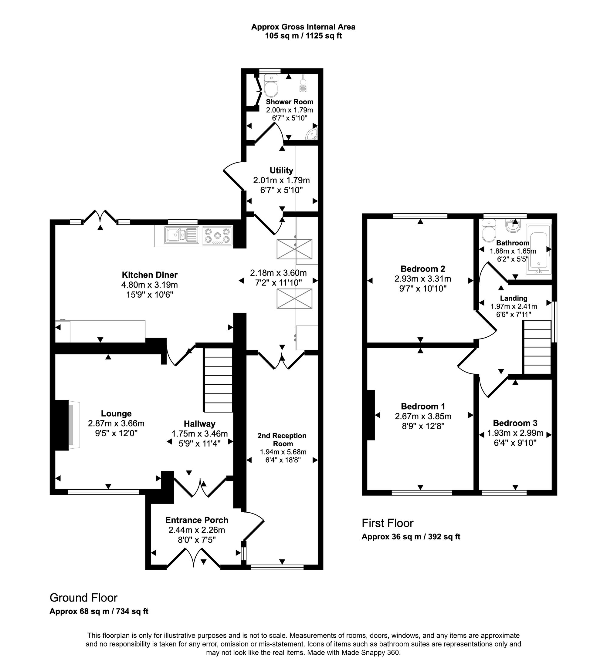 25 Sandymeers, Porthcawl floorplan