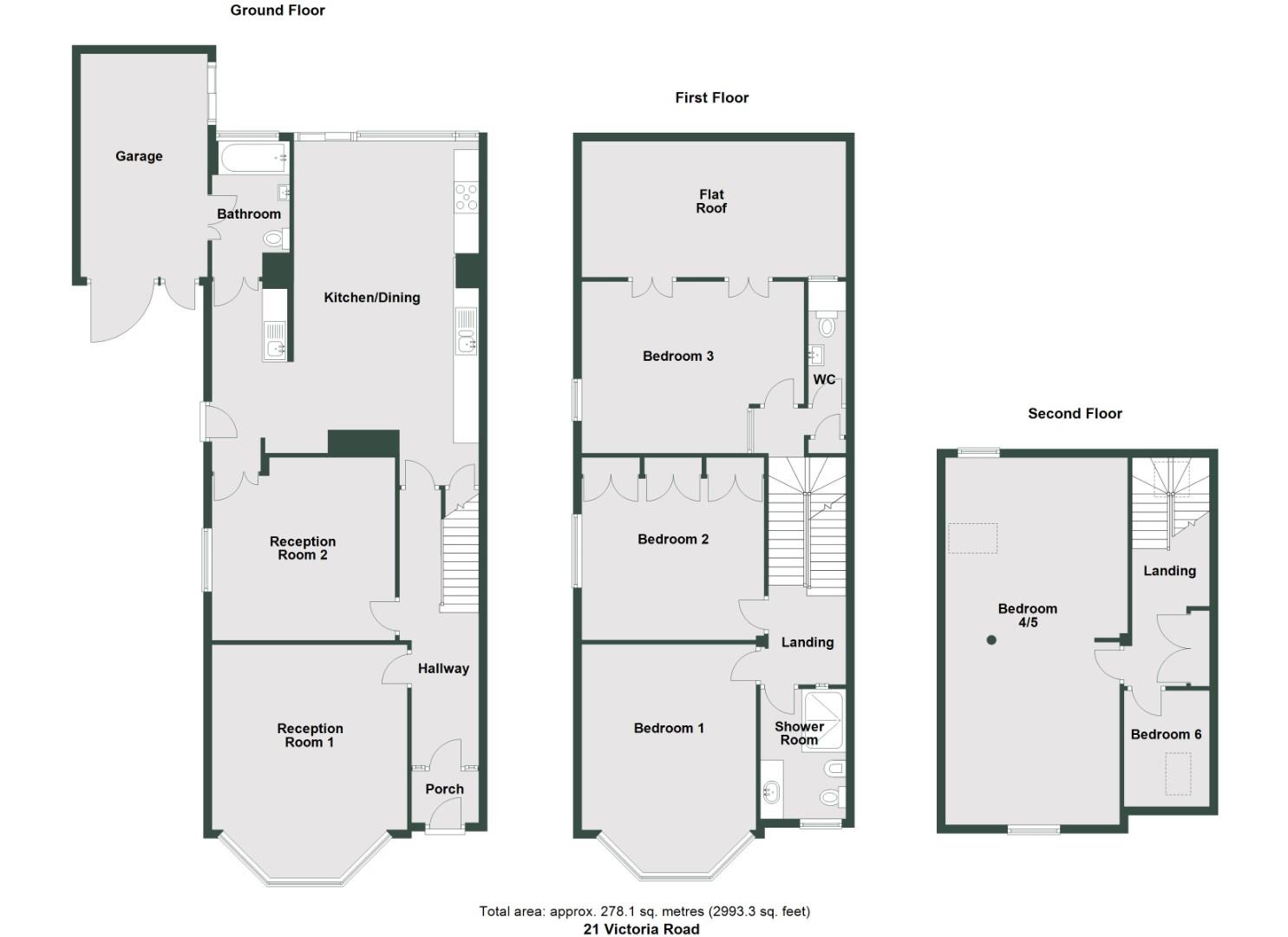 21, Victoria Road, Penarth floorplan