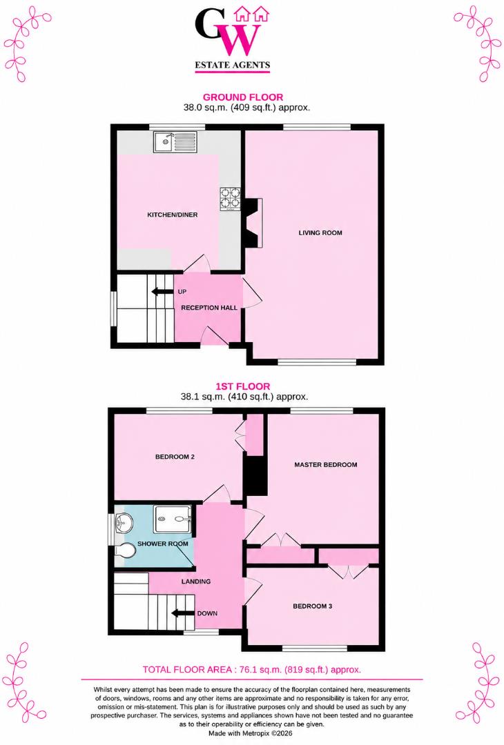 2, Massey Avenue, Winsford floorplan