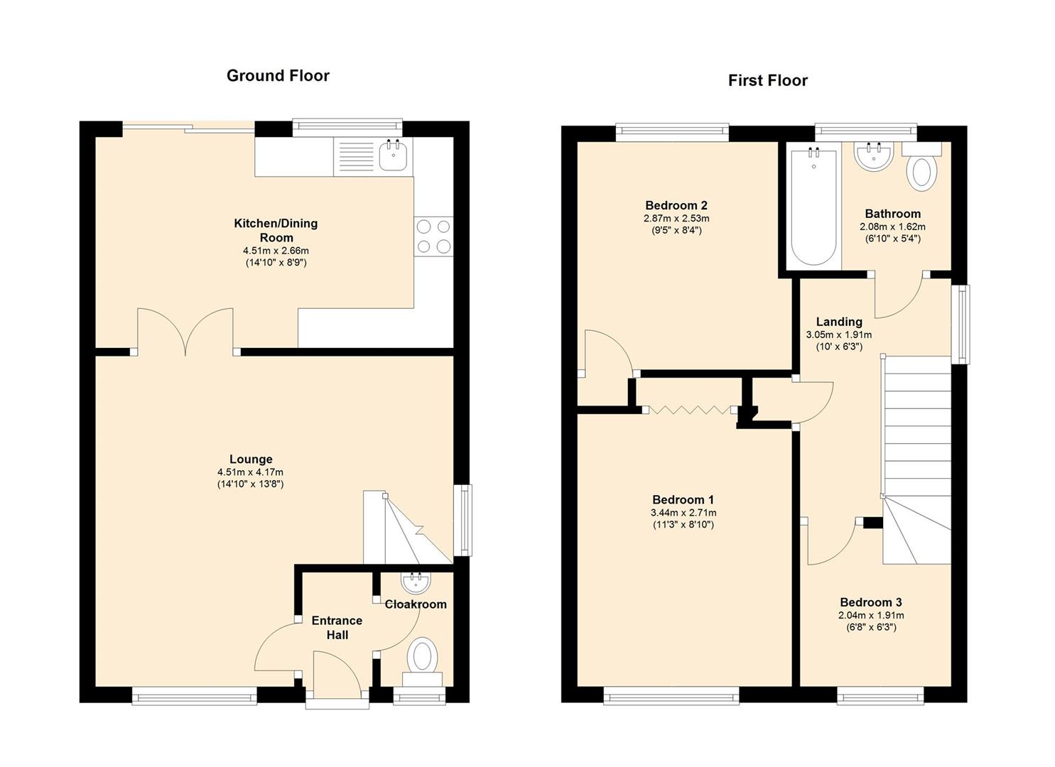 3 Bedrooms Detached house to rent in Albury Close, Luton LU3