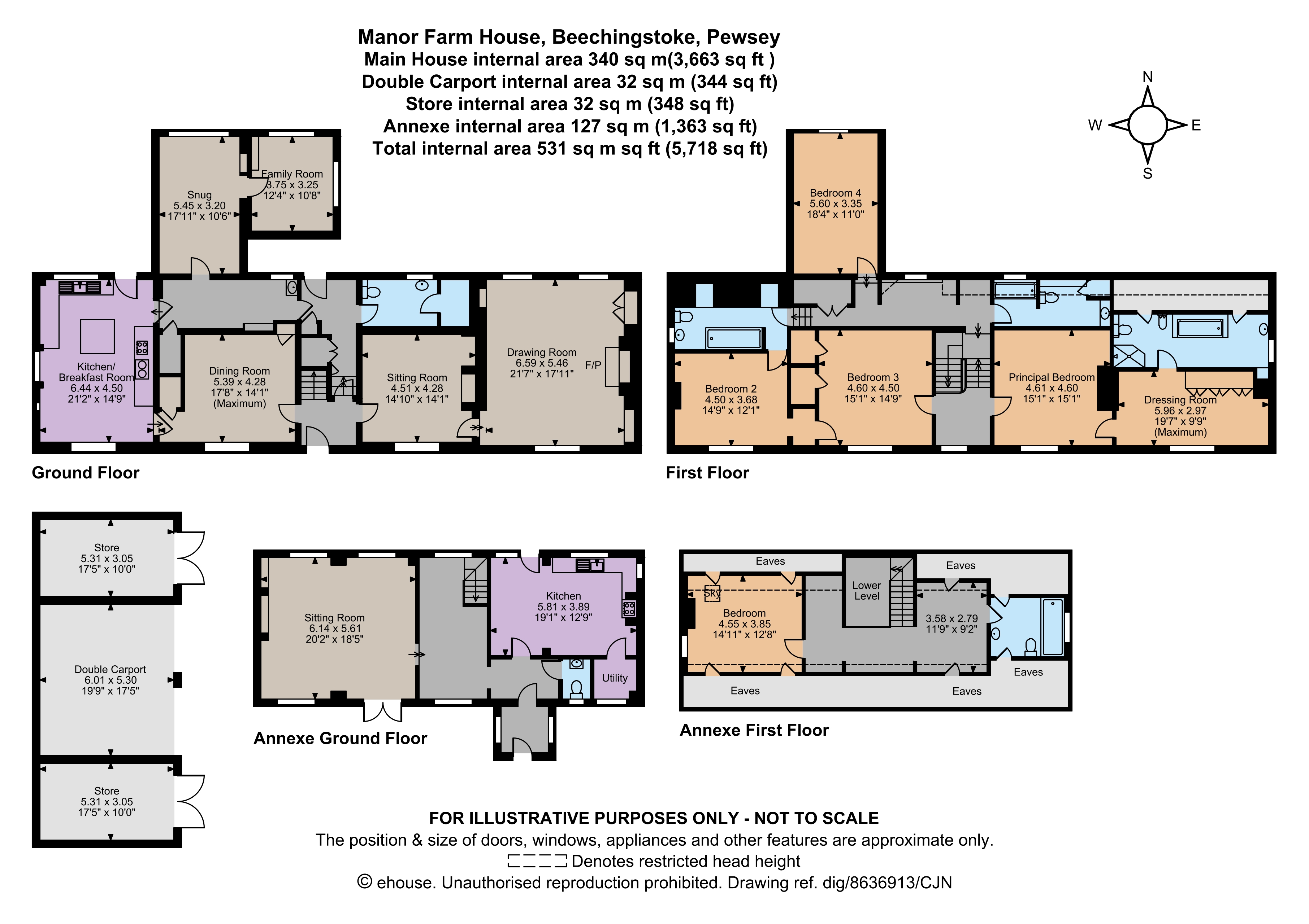 Manor Farm House,, Beechingstoke, Wiltshire floorplan