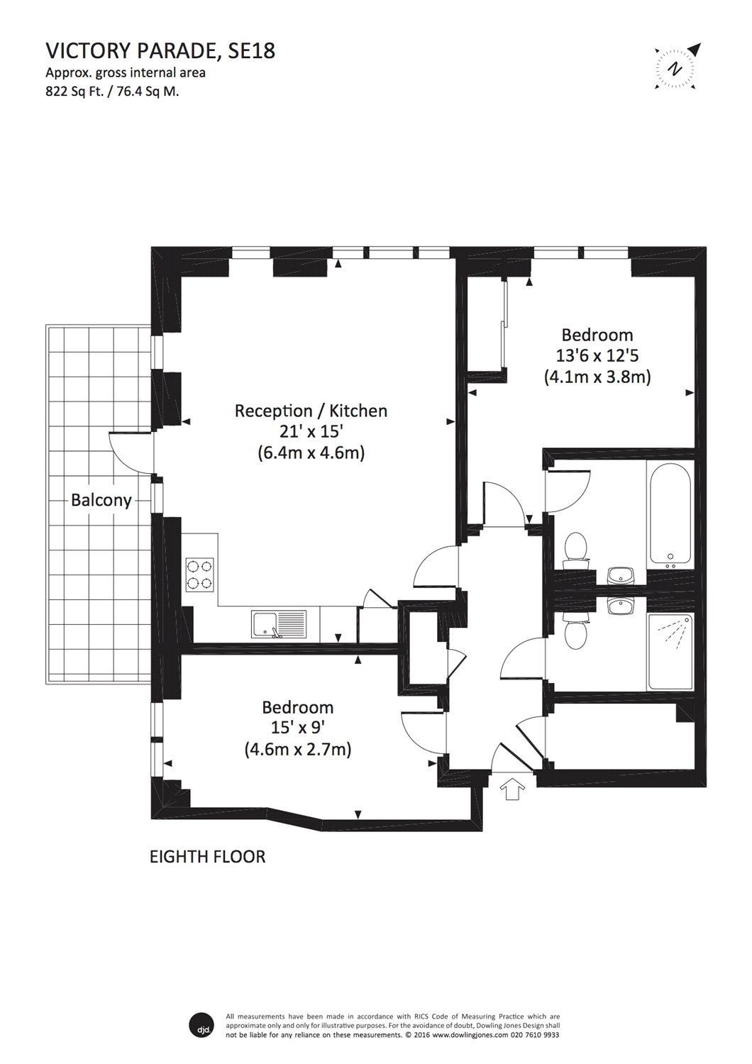 2 Bedrooms Flat to rent in Compton House, 7 Victory Parade, Plumstead Road, London SE18