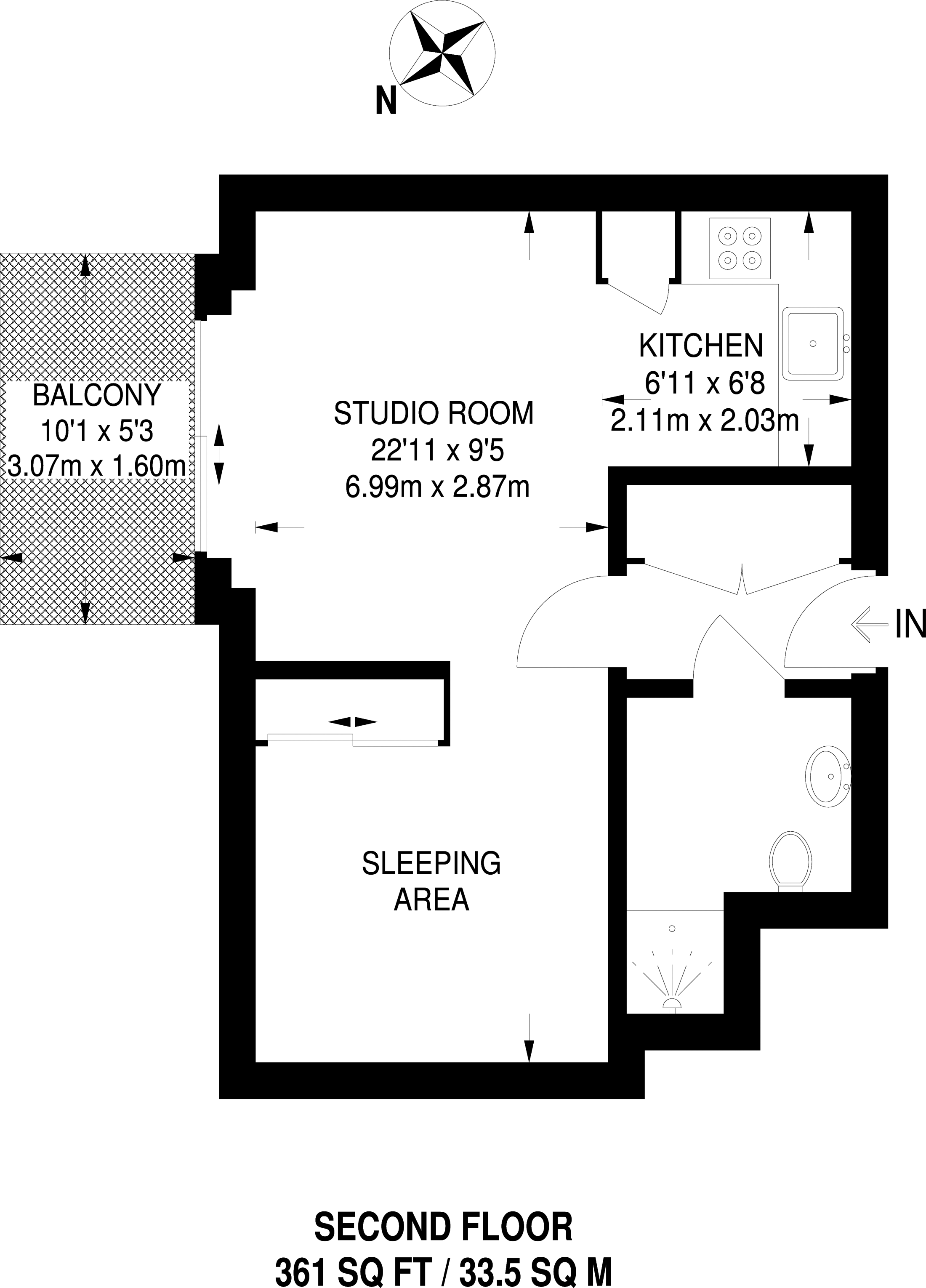 0 Bedrooms Studio to rent in Casson Apartments, Poplar E14