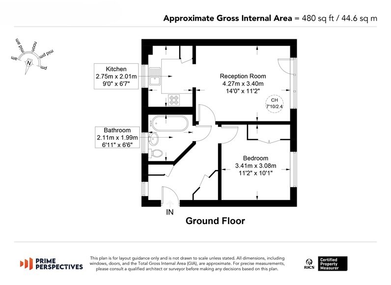 Flat 1, 2, Burcher Gale Grove, London floorplan