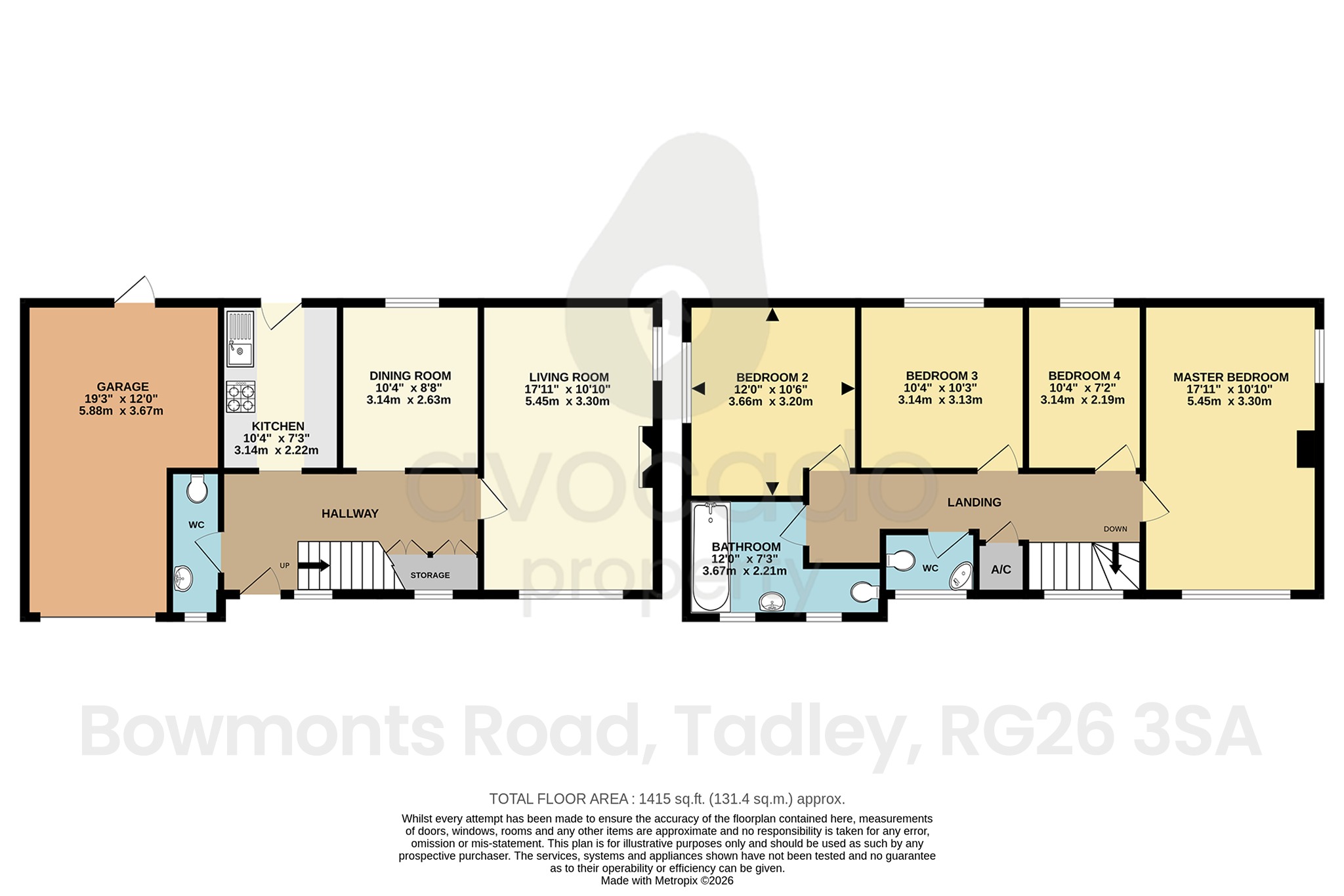 40, Bowmonts Road, Tadley floorplan