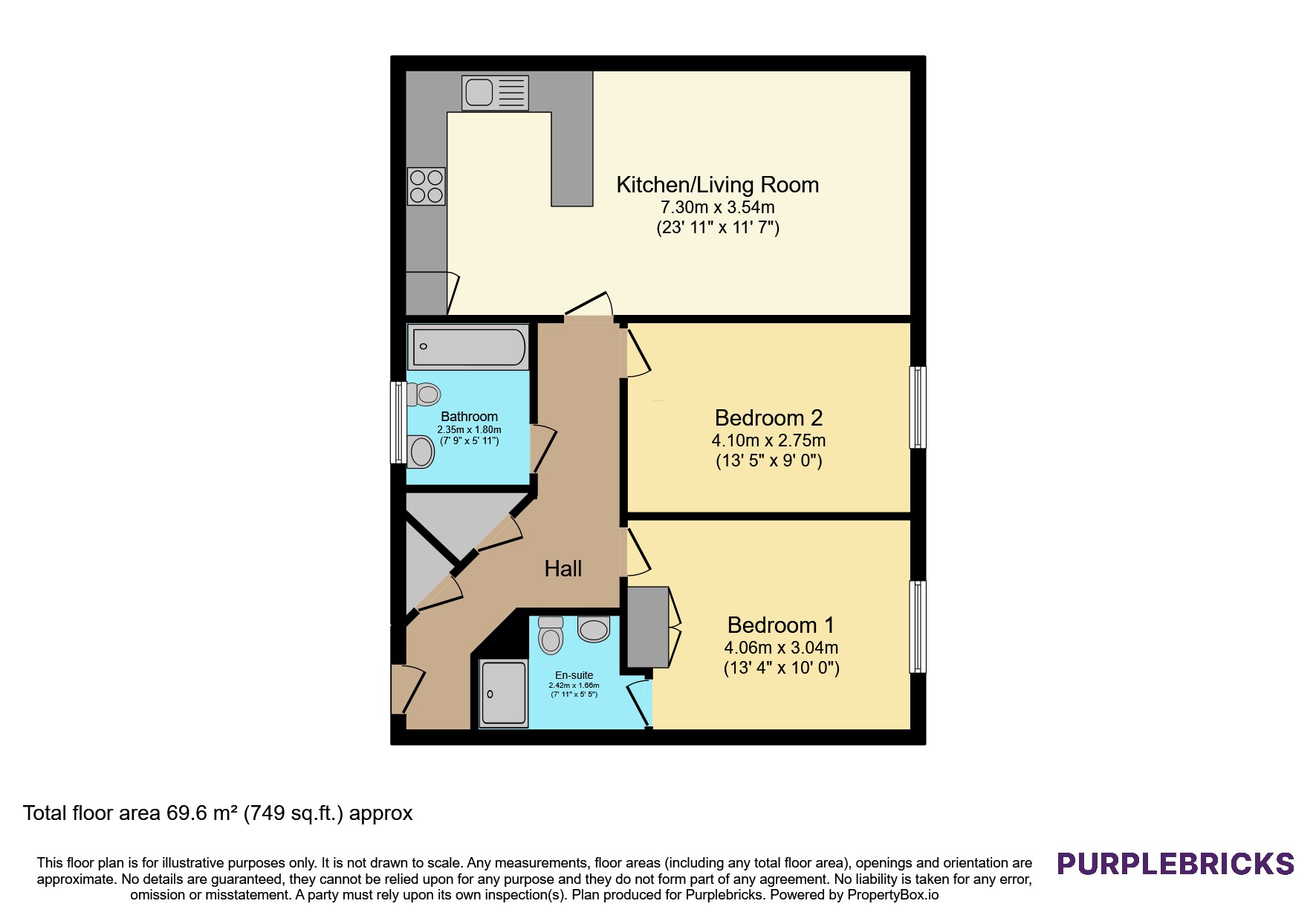 Flat 3, 20 Baily Place, Baily Place, Bristol floorplan