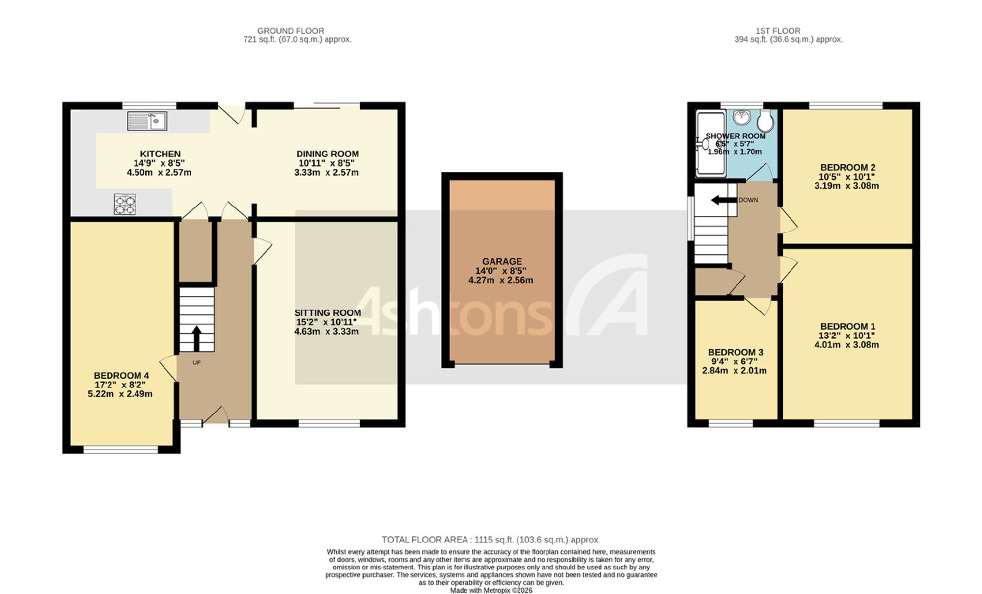 21 Mitchell Road, Wigan floorplan