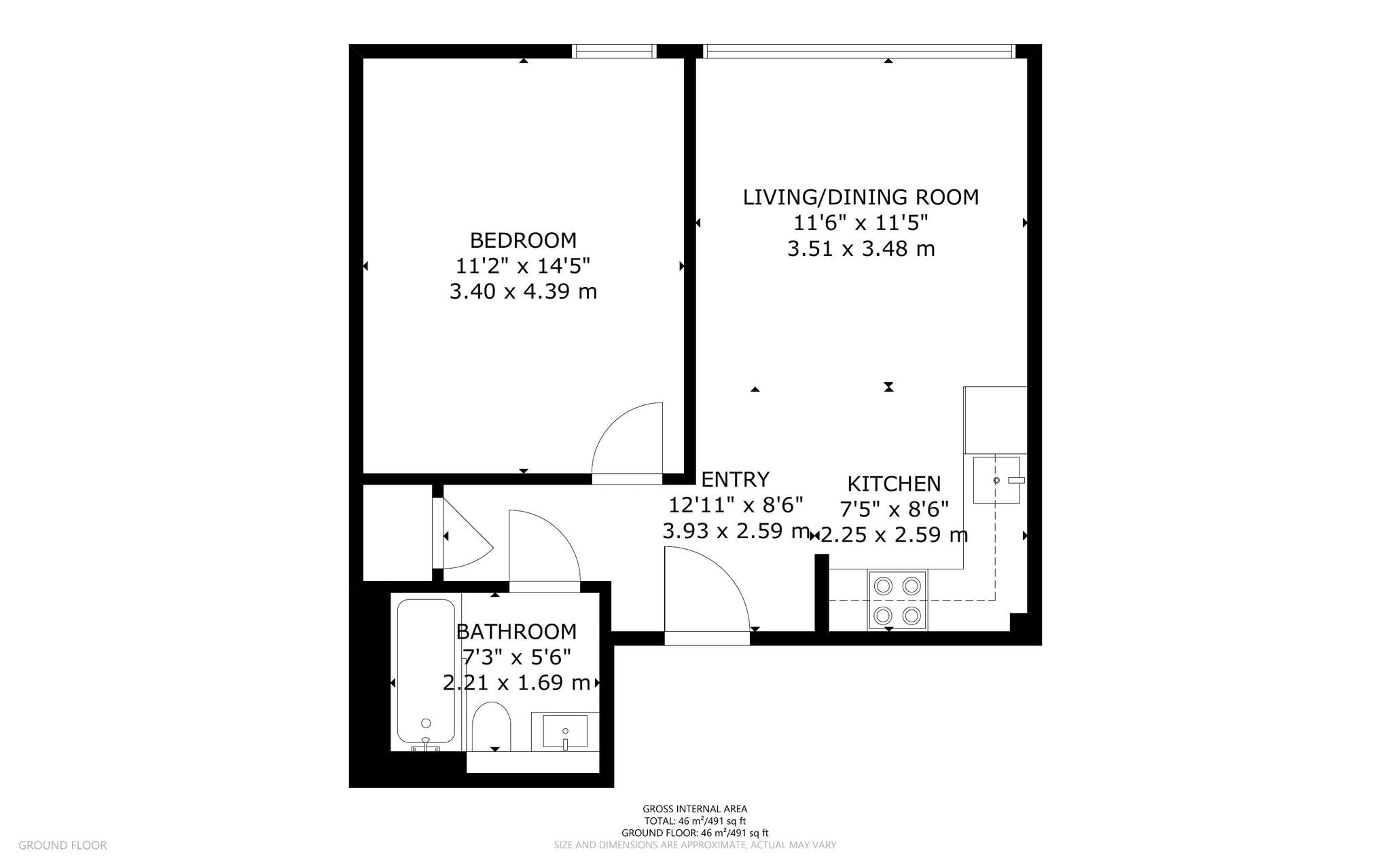 Riverbank Way, Brentford floorplan