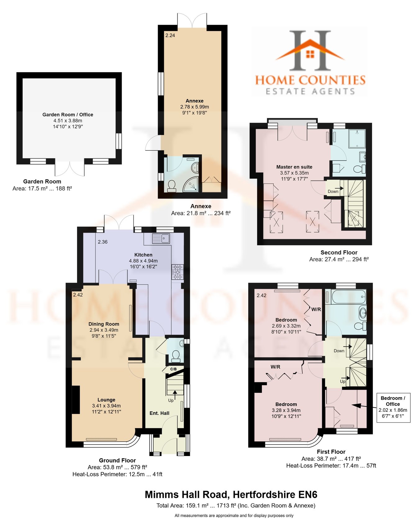 105, Mimms Hall Road, Potters Bar floorplan