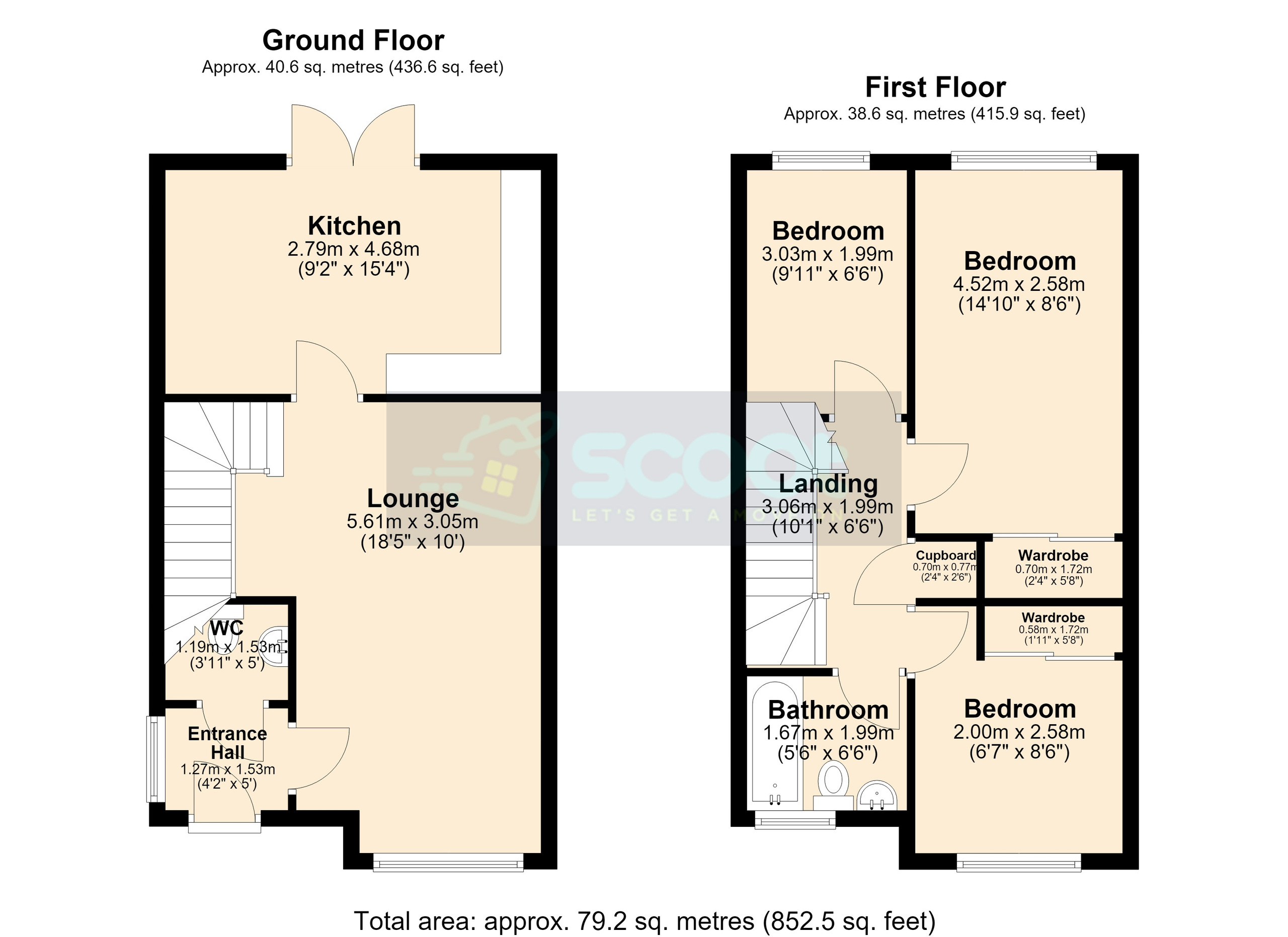 22 Burgess Avenue, Goole floorplan