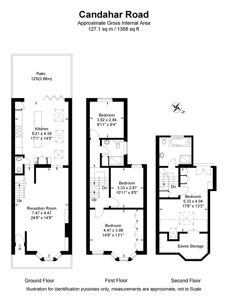 4 Bedrooms  to rent in Candahar Road, London SW11