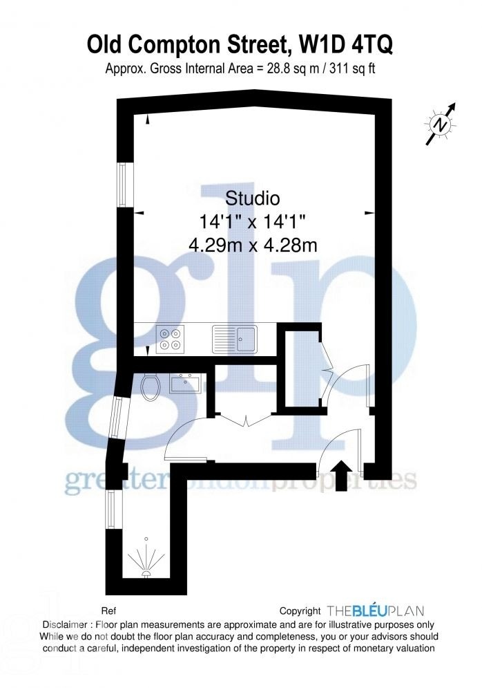 Flat 6, 12 Old Compton Street, Greater London floorplan