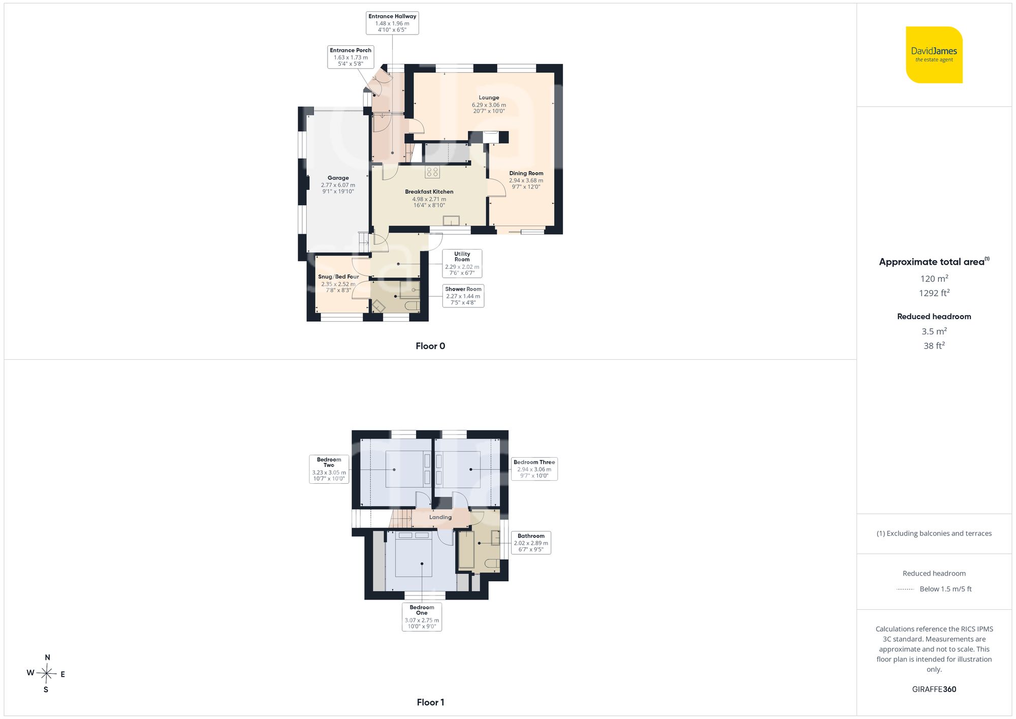 25 Aldene Way, Nottingham floorplan