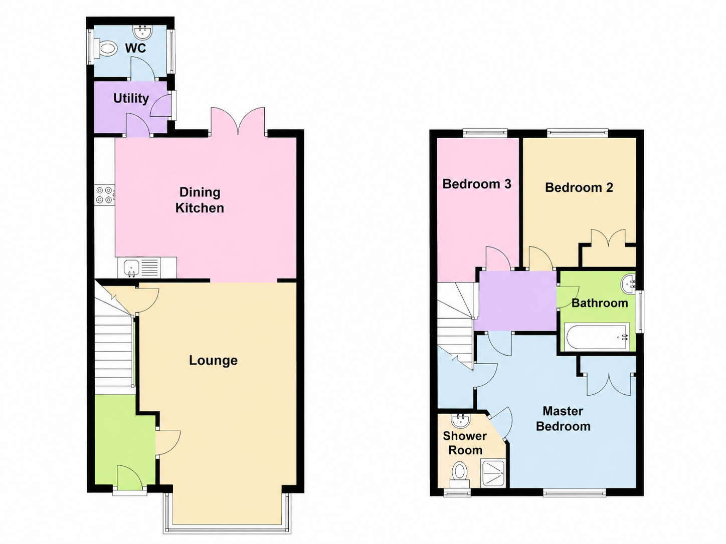 44, Buckthorn Road, Coalville floorplan
