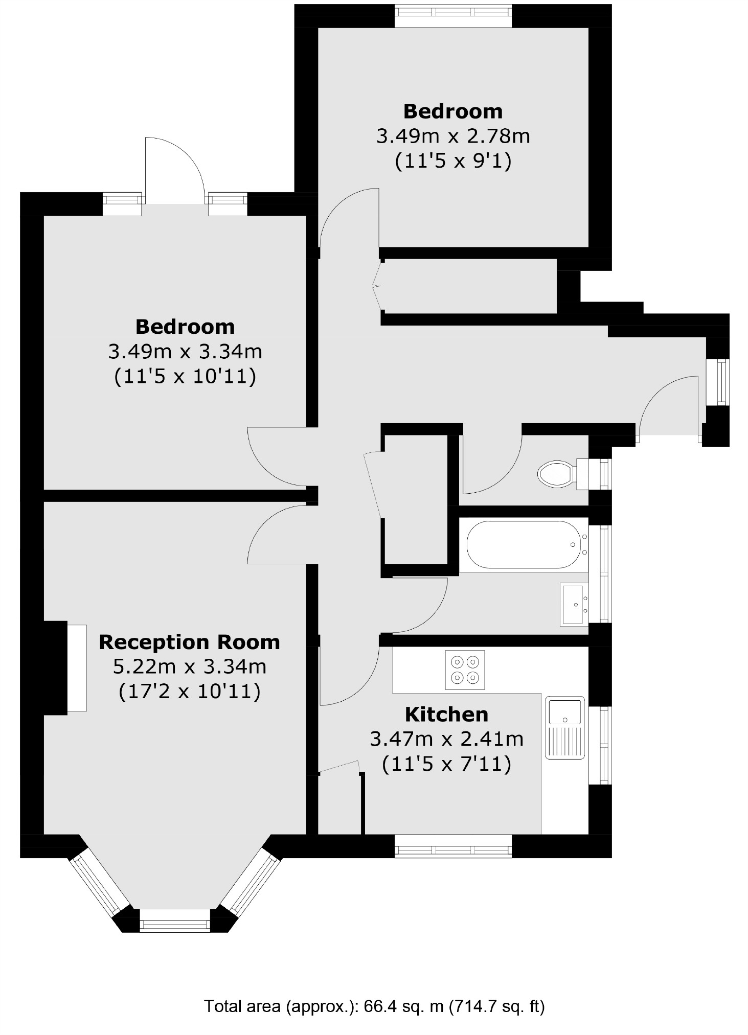 Cambridge Park, Twickenham TW1, 2 bedroom flat for sale 64299620