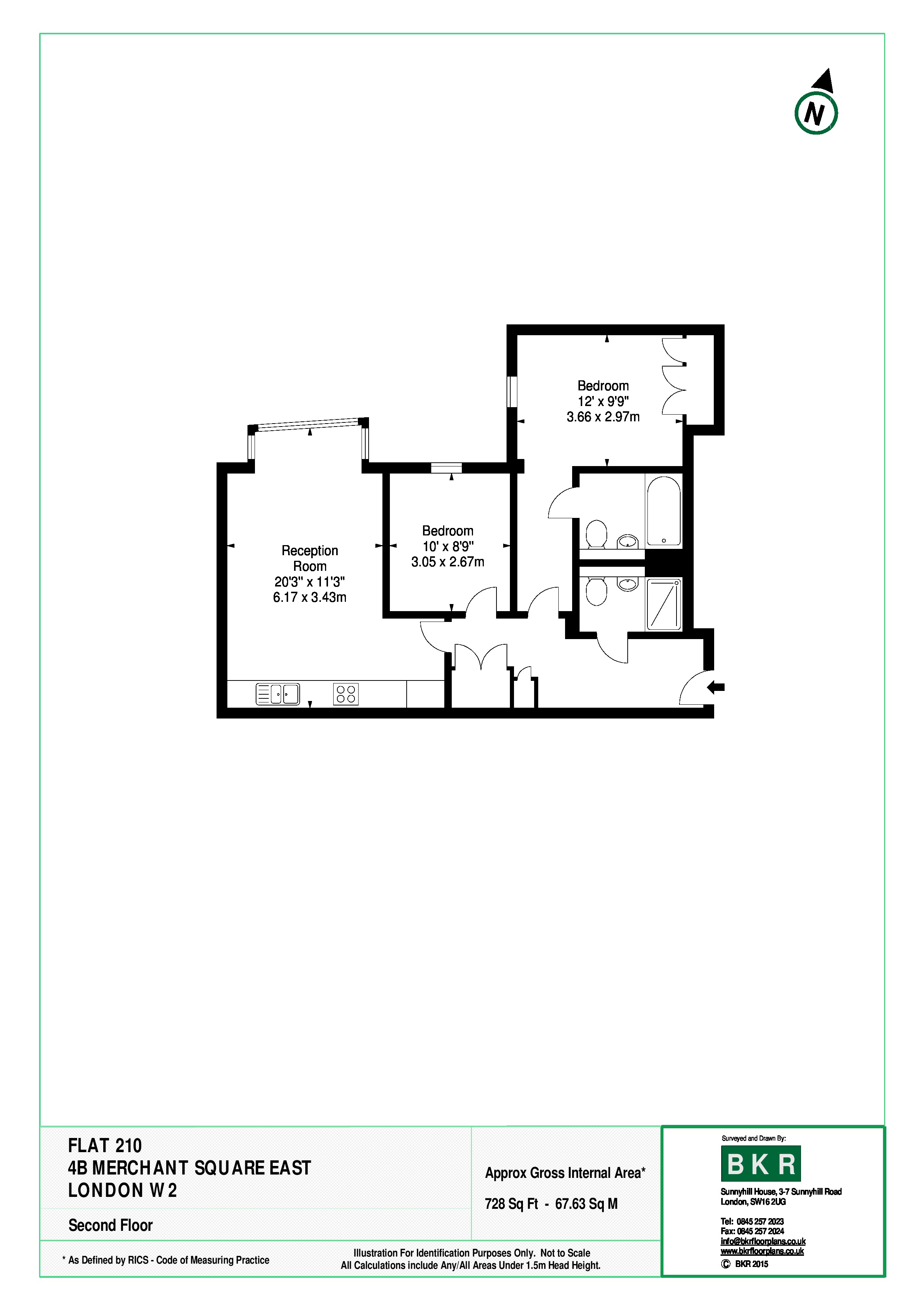 2 Bedrooms Flat to rent in Harbet Road, Paddington, London W2