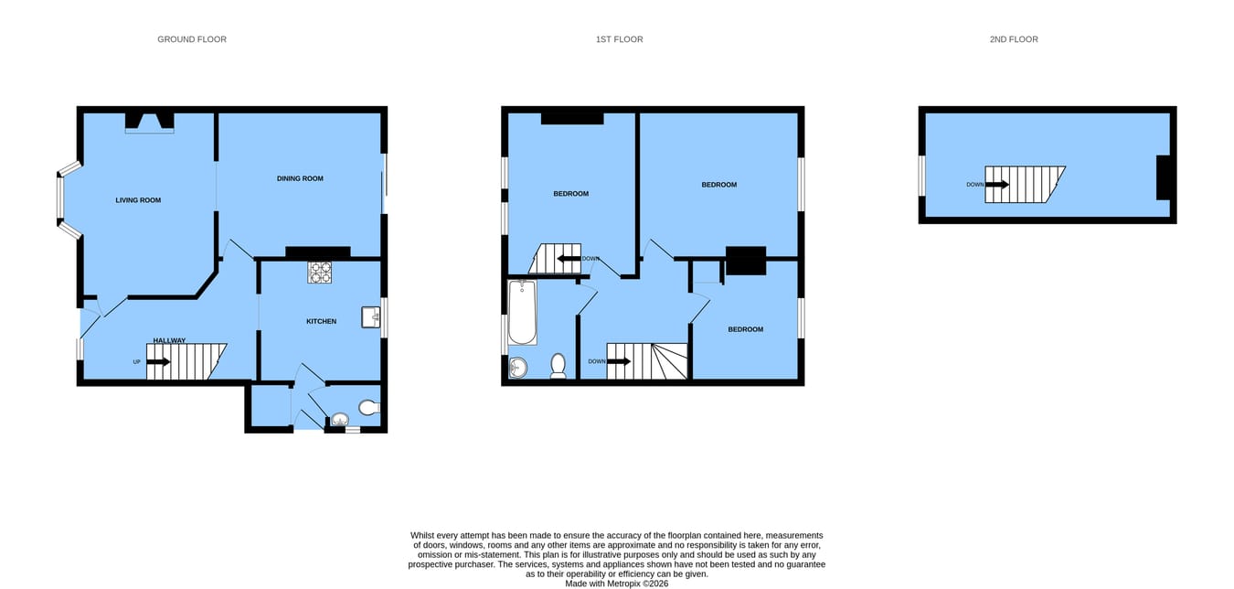 Baytree Cottage, Heathfield floorplan