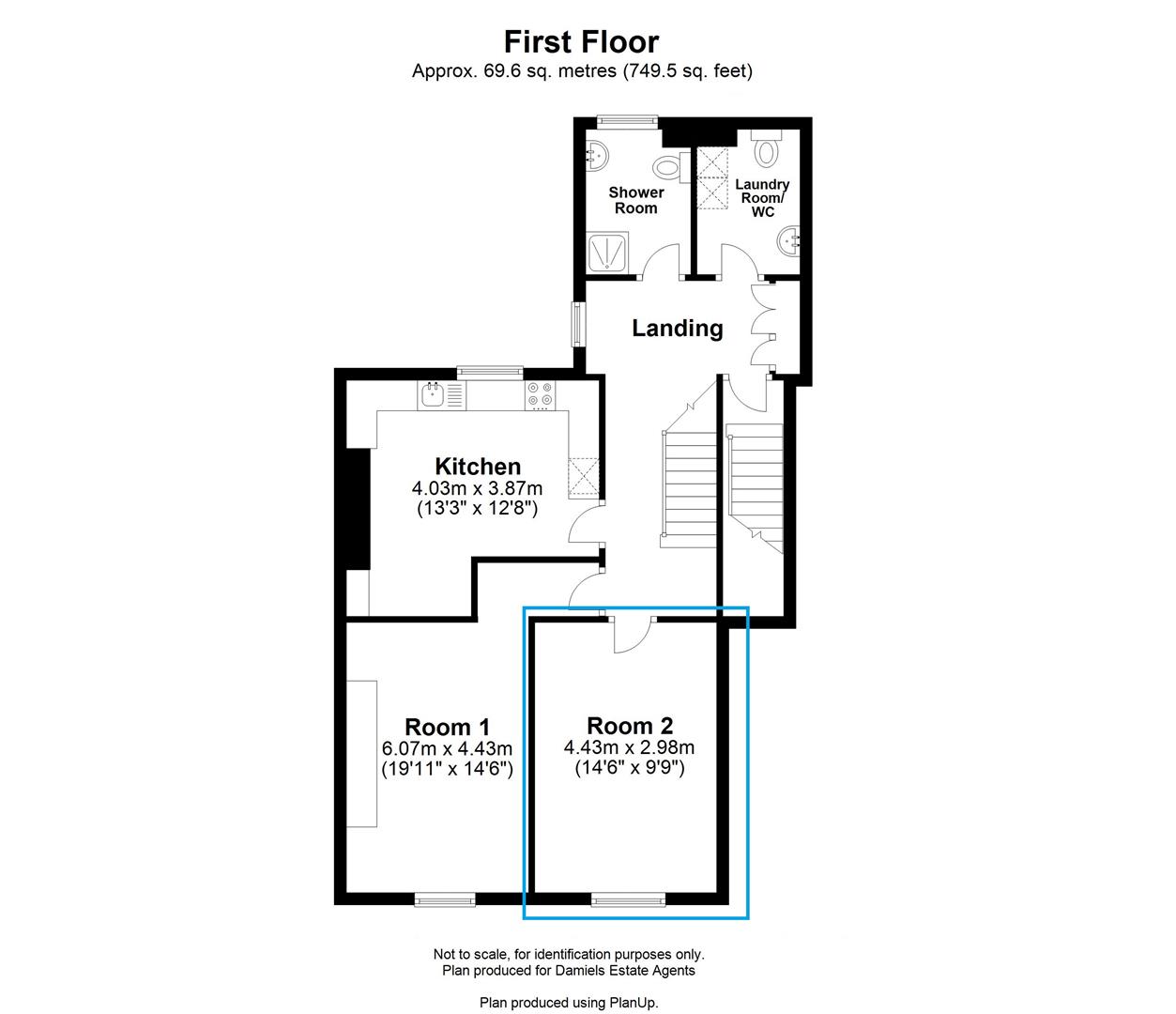 Room 2, 27C Alma Road, Herts floorplan