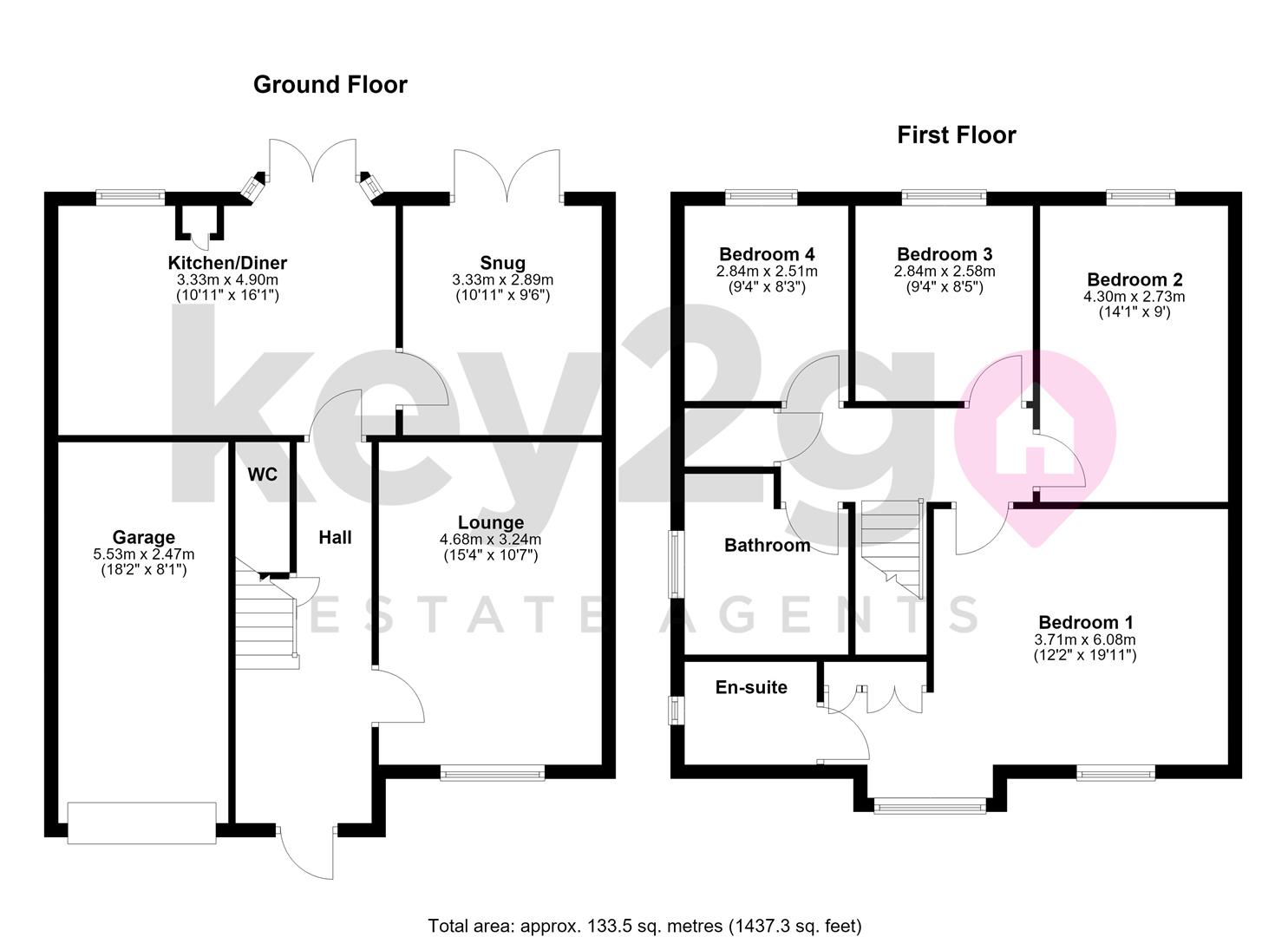 16, Morton Gardens, Sheffield floorplan