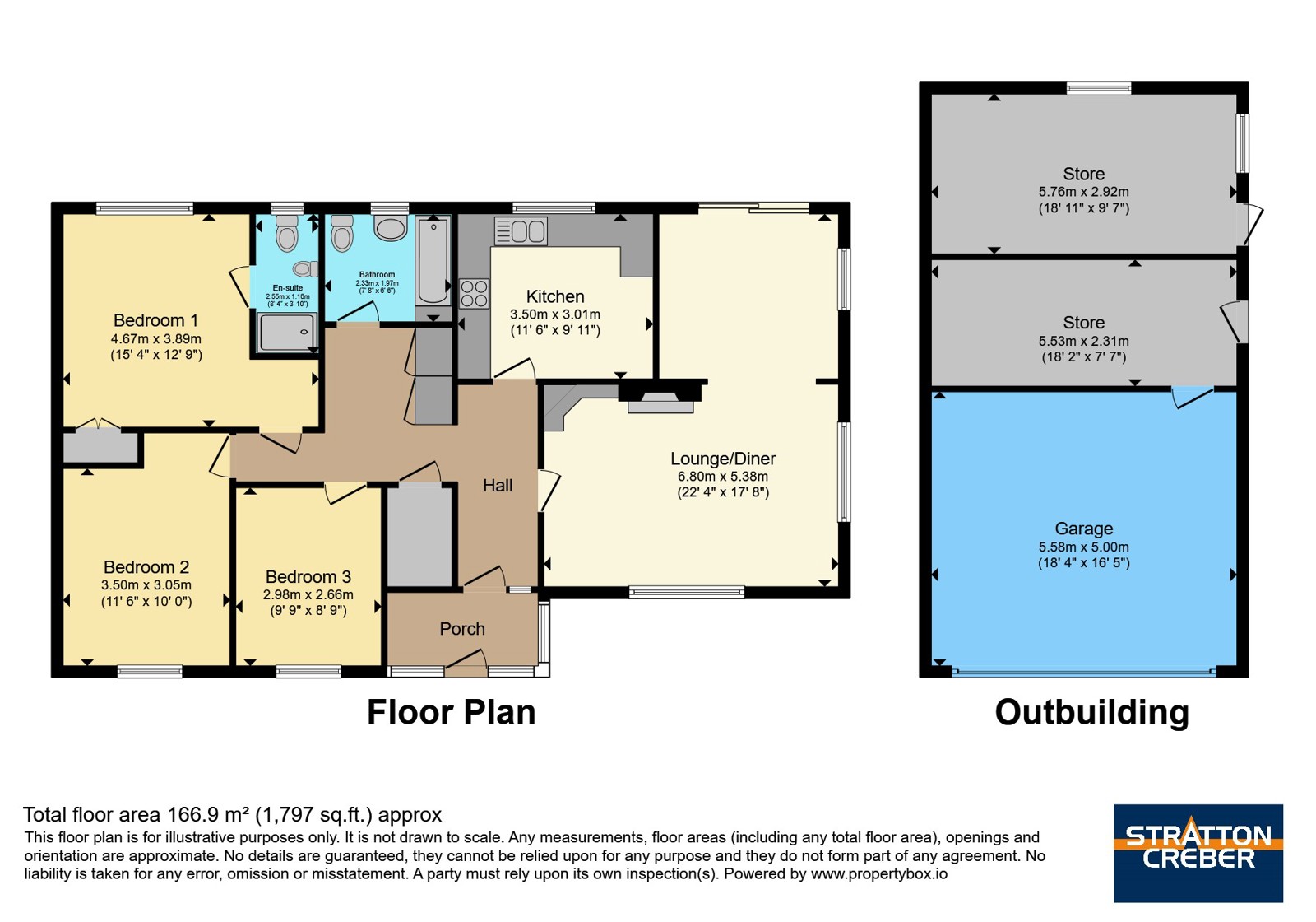 Paddocks End,, Higher Fraddon, Cornwall floorplan