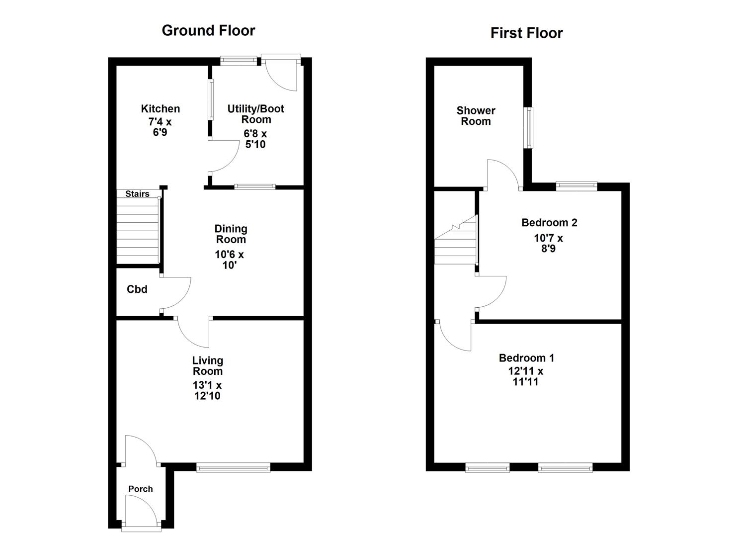 3, Eadys Row, Kettering floorplan