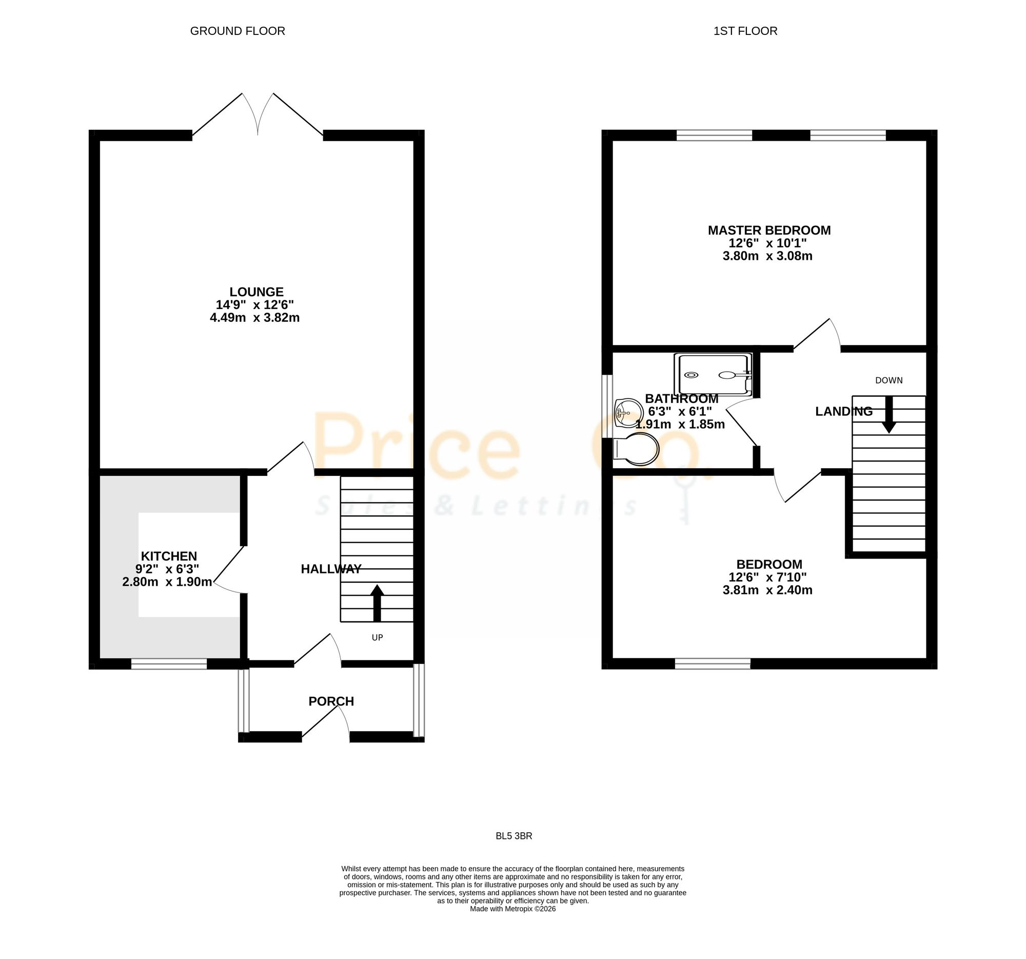 17 Greensmith Way, Bolton floorplan