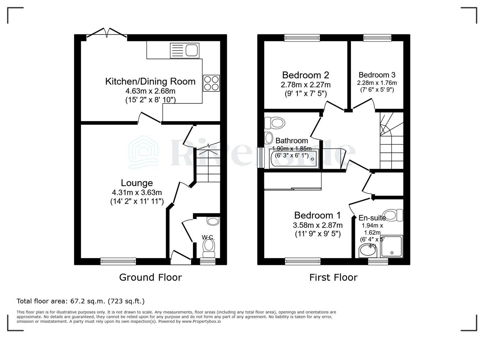 83, Brockwell Park, Hull floorplan