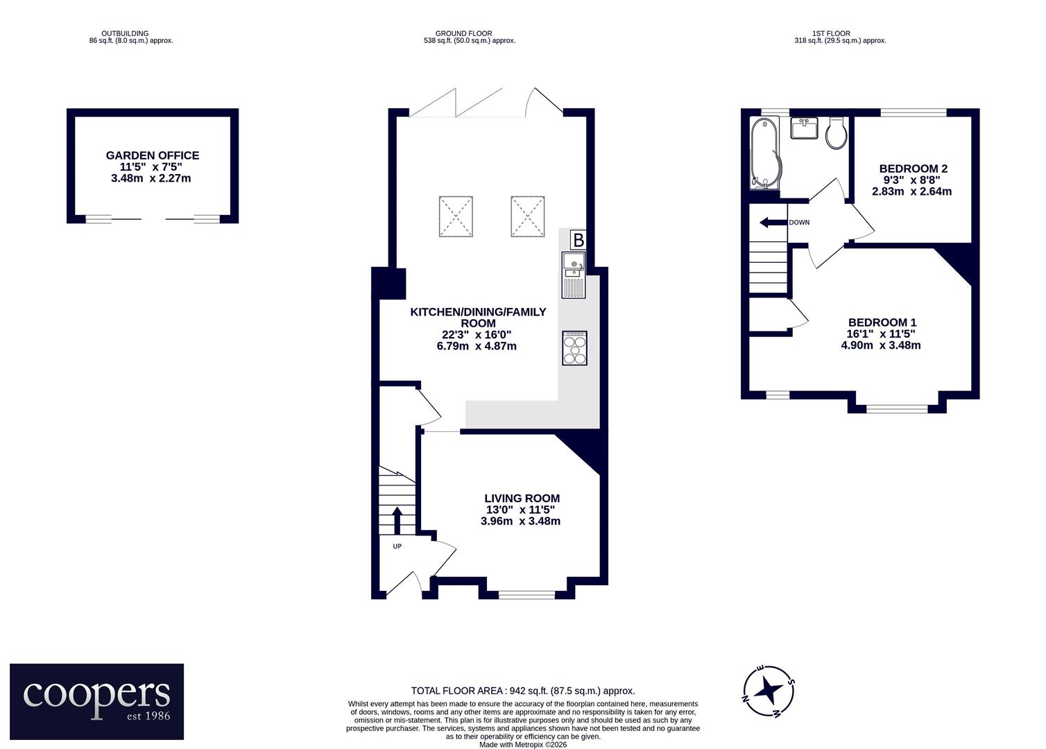 44, Oakdene Road, Hillingdon floorplan