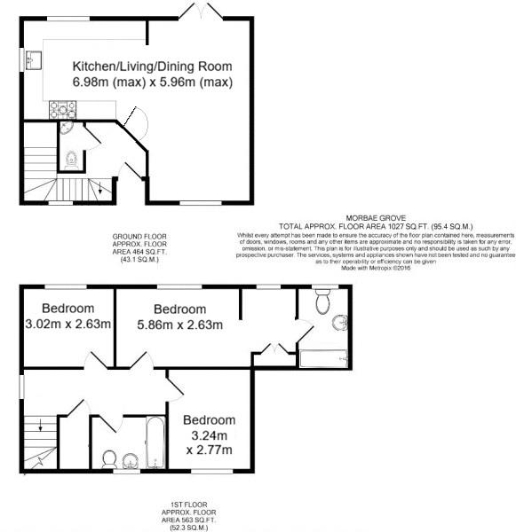 2, Morbae Grove, Bridport floorplan