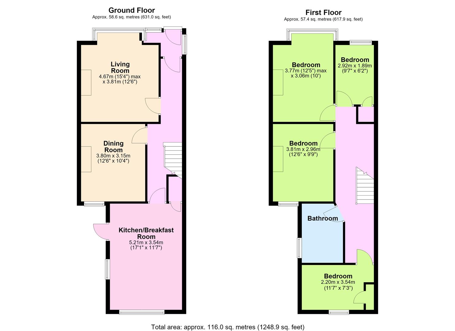 Canterbury Road, Worthing floorplan
