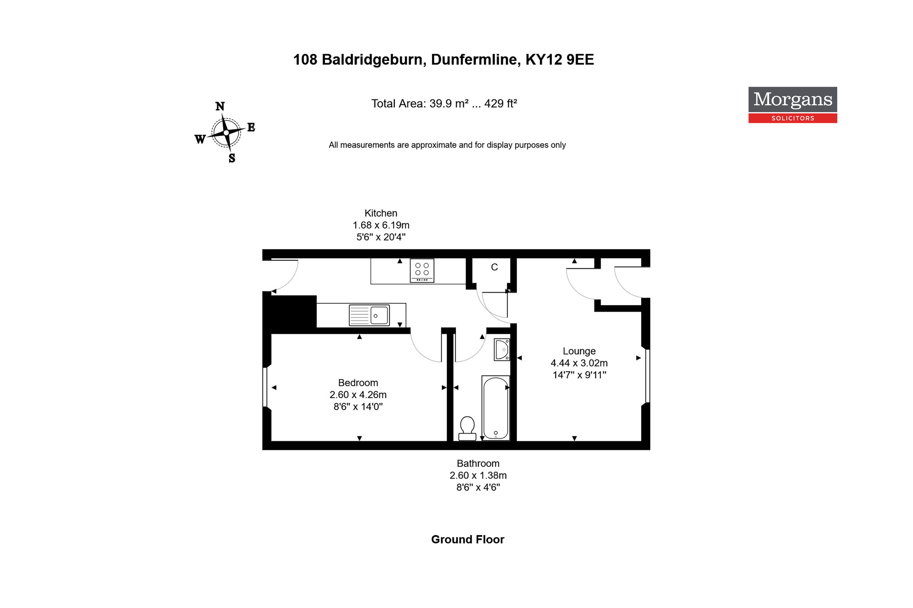 108, Baldridgeburn, Dunfermline floorplan