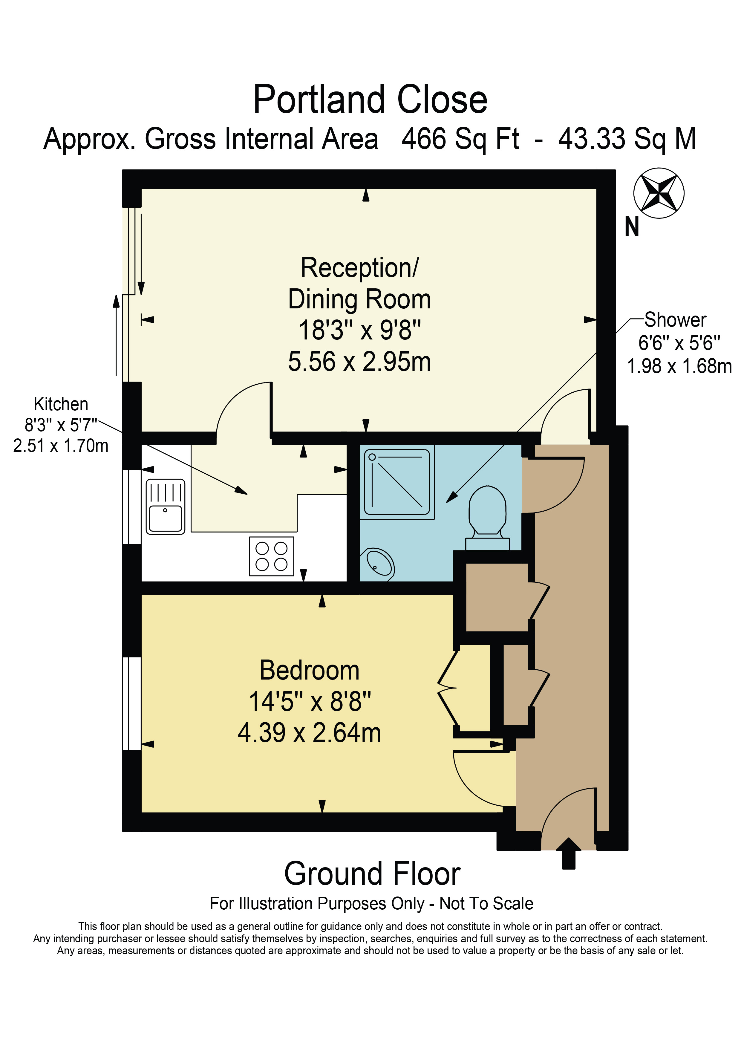 11, Portland Close, Chadwell Heath floorplan
