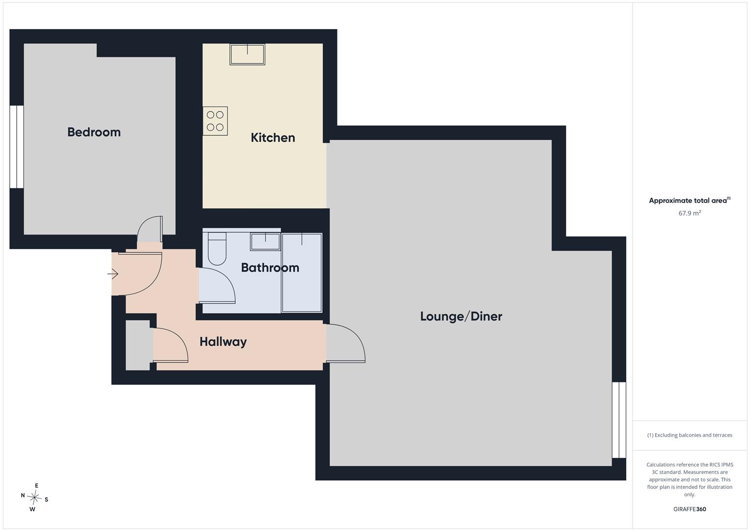 4, The Coach House, Hertford floorplan