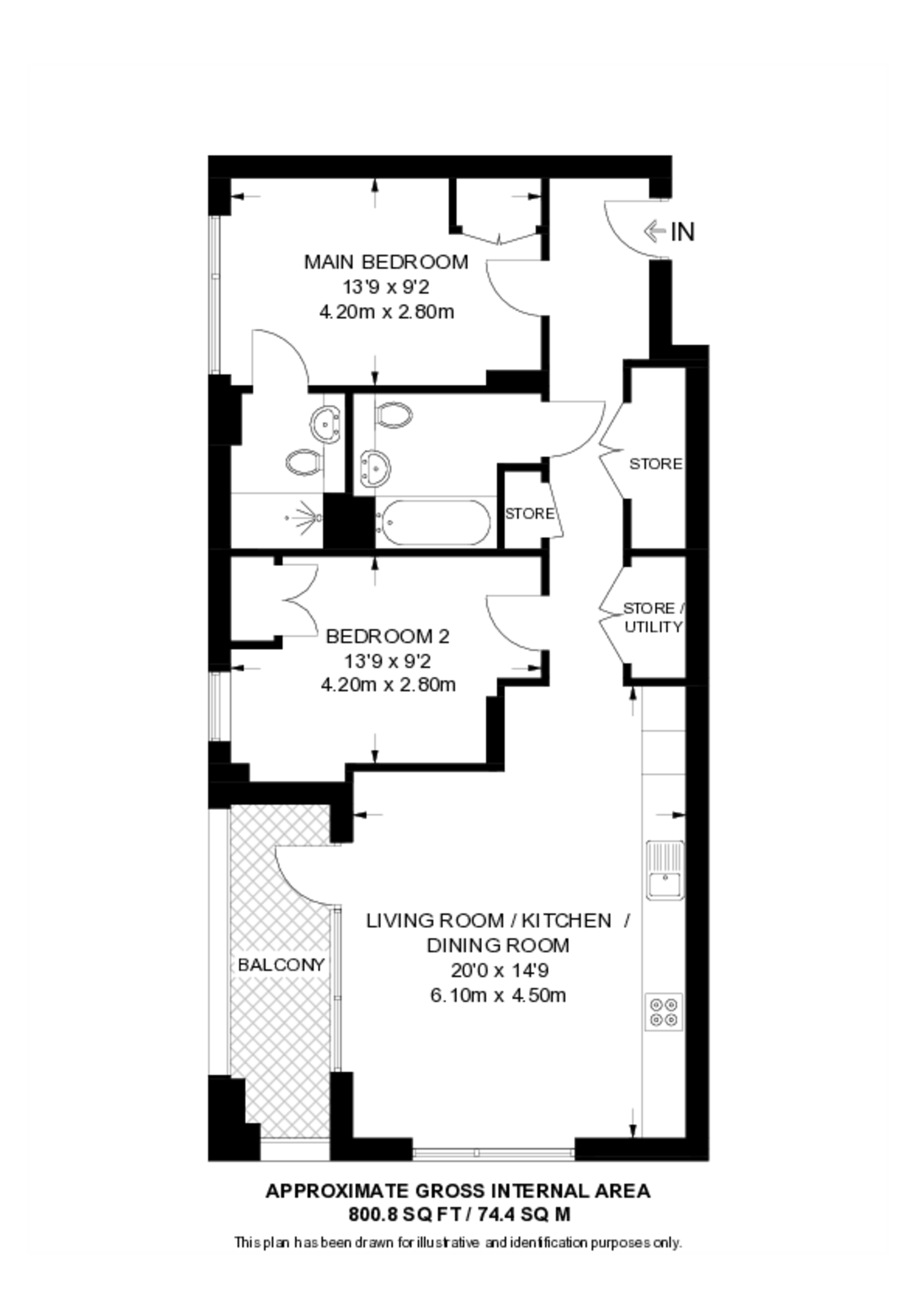 Tellicherry Court, Tower Hamlets floorplan
